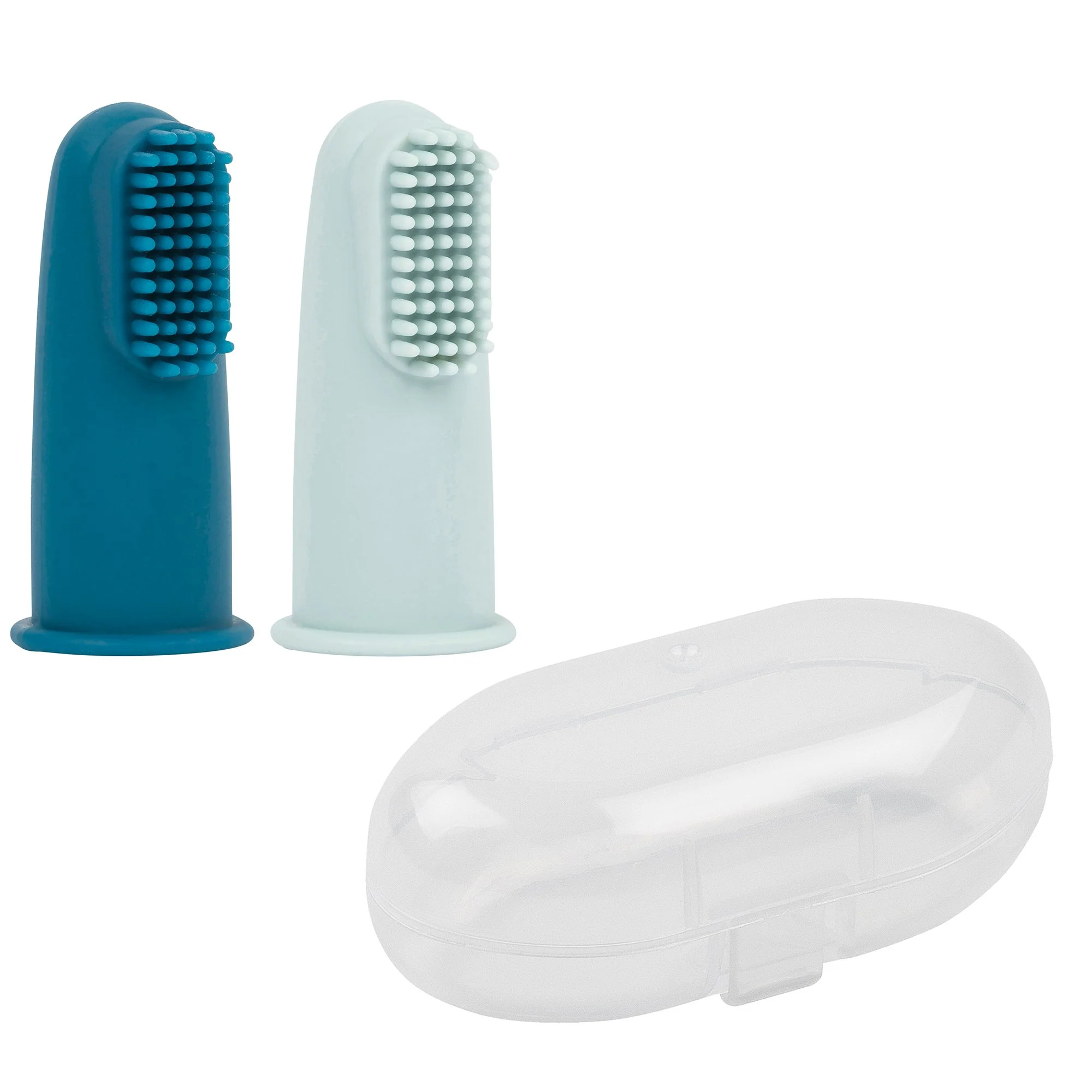 Baby Toothbrush Set of 2 Pieces Silicone - Image 3