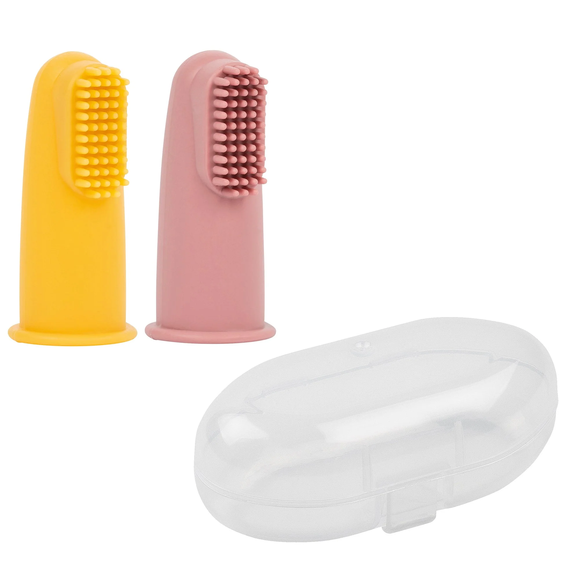 Baby Toothbrush Set of 2 Pieces Silicone - Image 4