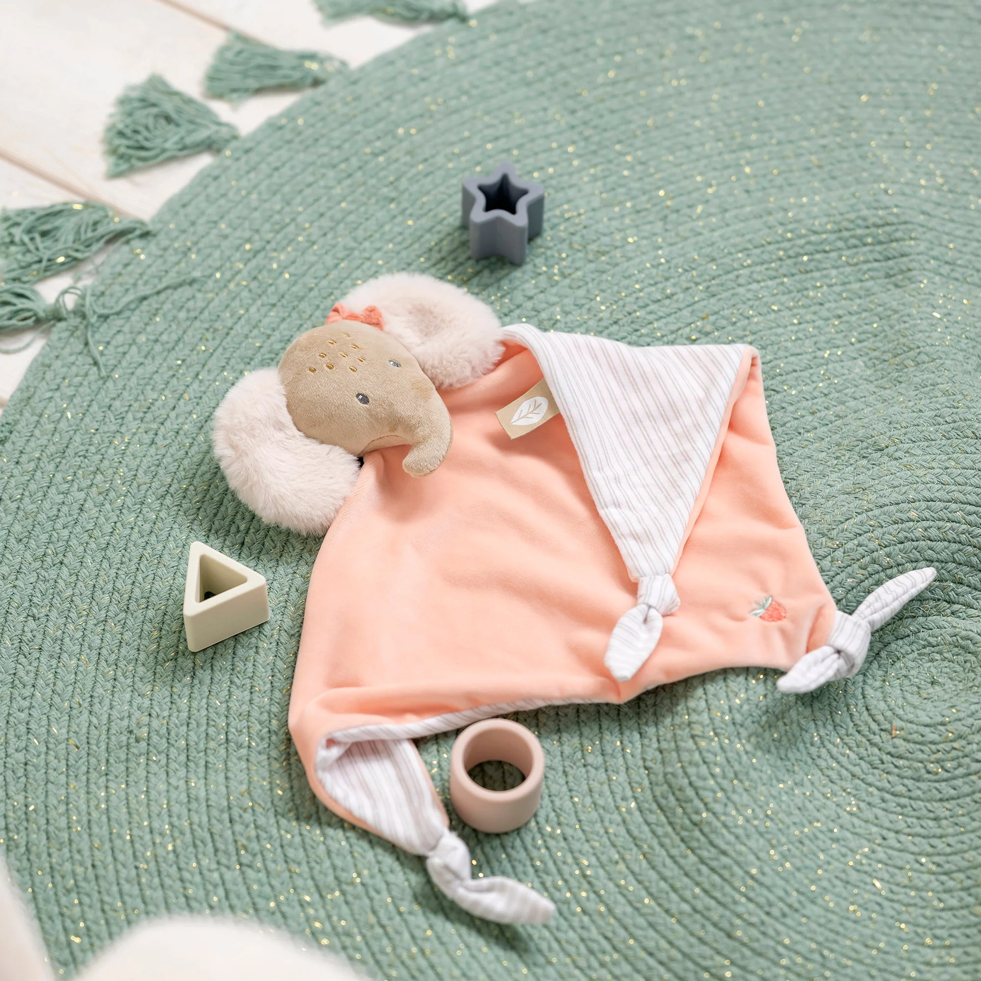 Big Comforter Doudou Elephant FLO, ERNEST & OLI - Image 2