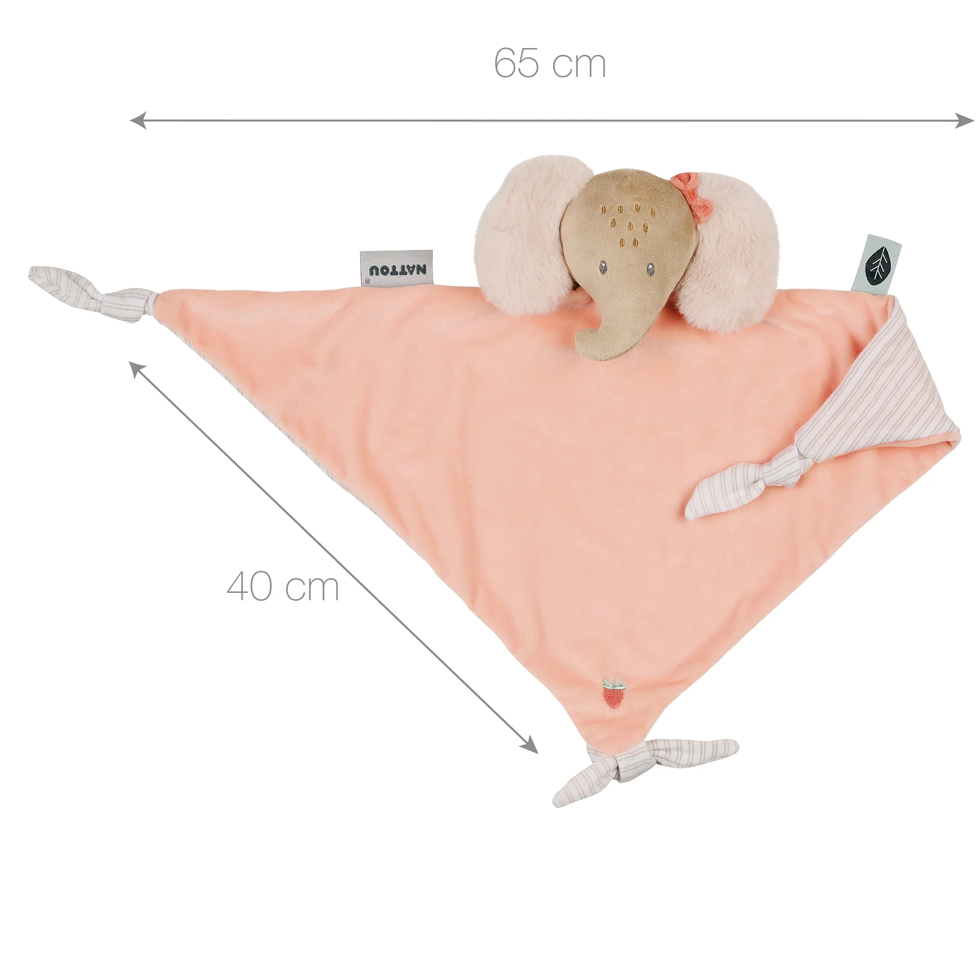 Big Comforter Doudou Elephant FLO, ERNEST & OLI - Image 3