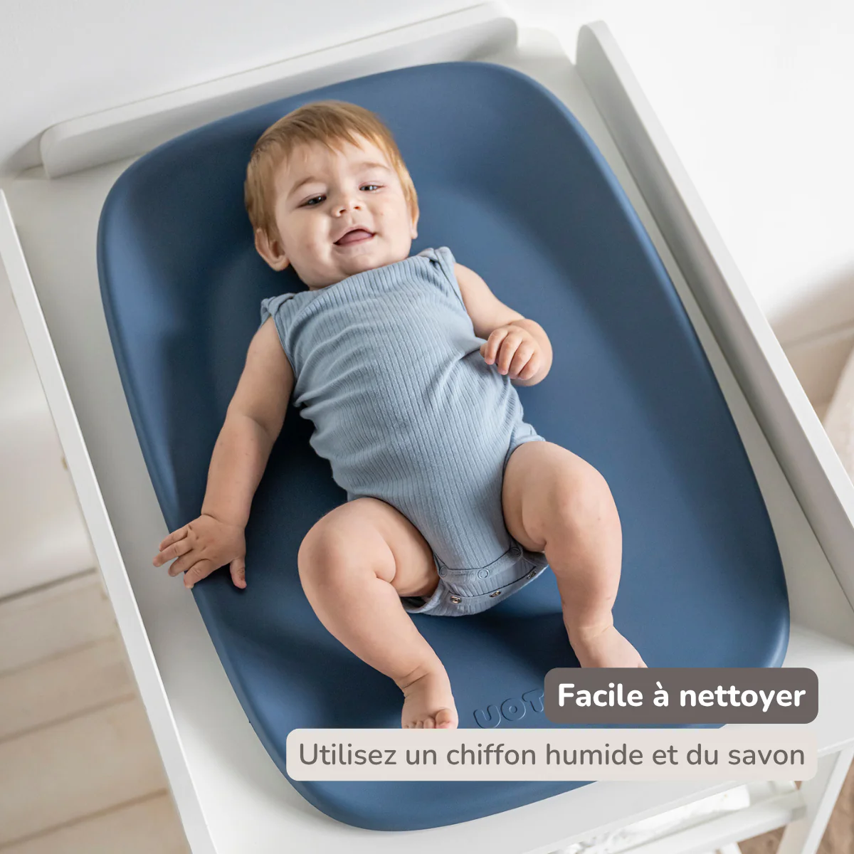 Softy Changing Mat - Changing Pad 50x70 cm - Night Blue Changing Cushion - Image 18
