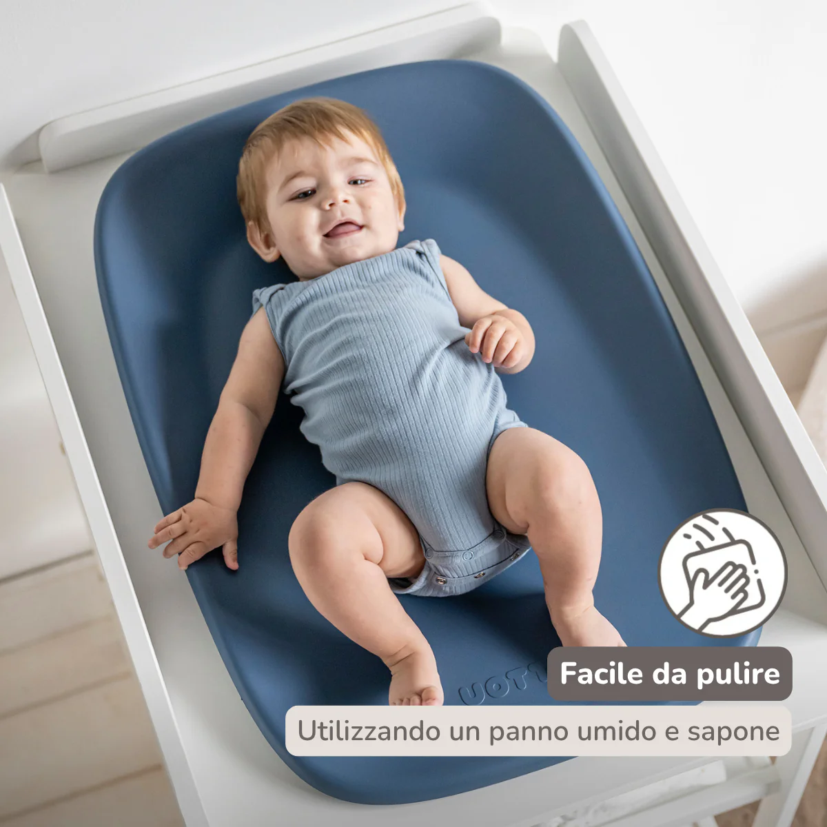 Softy Changing Mat - Changing Pad 50x70 cm - Night Blue Changing Cushion - Image 27