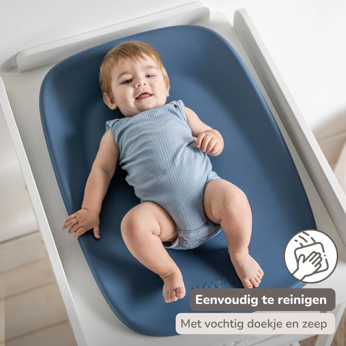 Softy Changing Mat - Changing Pad 50x70 cm - Night Blue Changing Cushion - Image 6