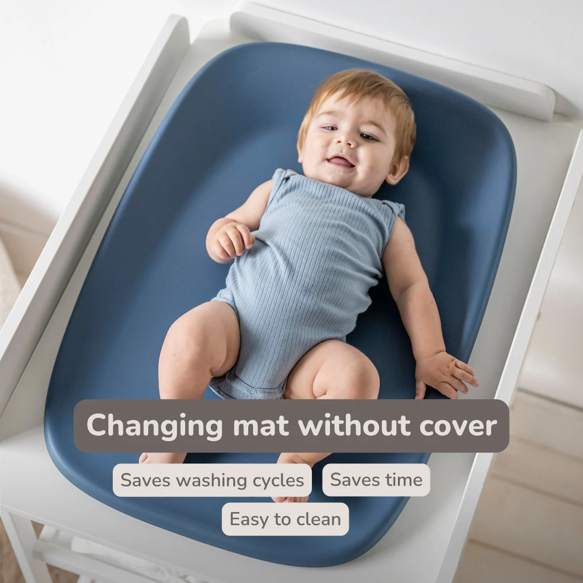 Softy Changing Mat - Changing Pad 50x70 cm - Night Blue Changing Cushion - Image 8