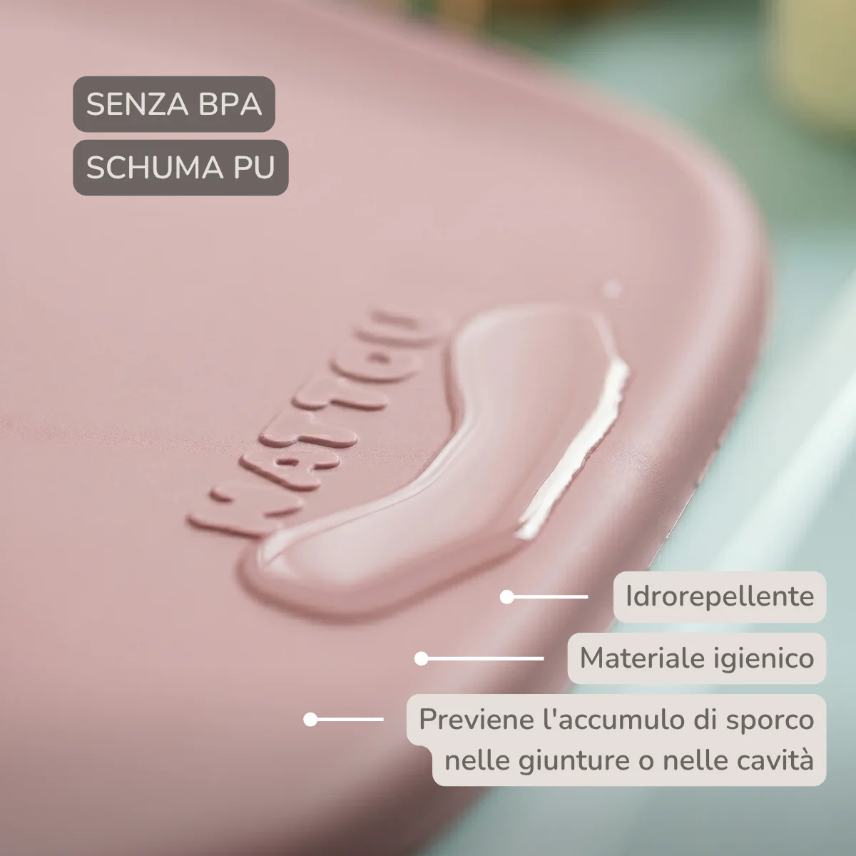 Softy Changing Mat - Changing Pad 50x70 cm - Changing Cushion Old Pink - Image 12
