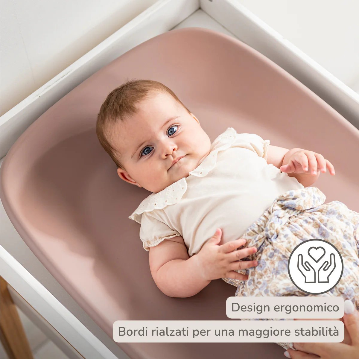 Softy Changing Mat - Changing Pad 50x70 cm - Changing Cushion Old Pink - Image 14