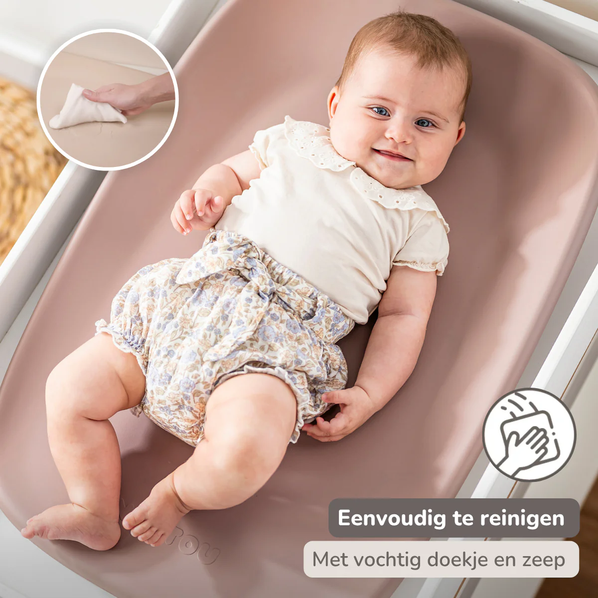 Softy Changing Mat - Changing Pad 50x70 cm - Changing Cushion Old Pink - Image 33