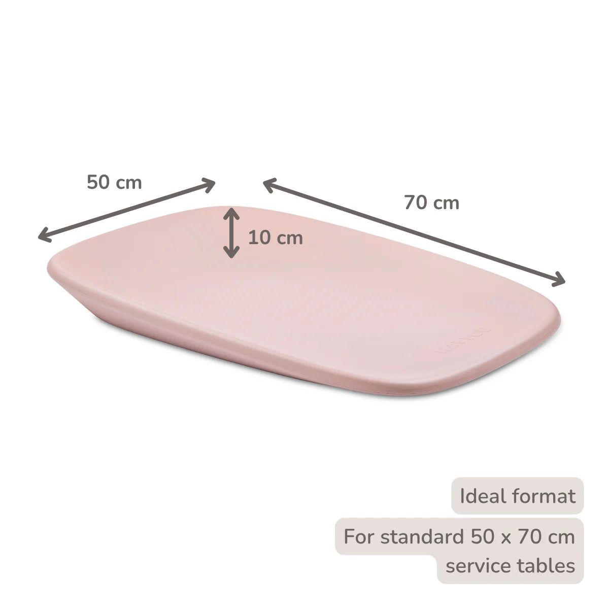 Softy Changing Mat - Changing Pad 50x70 cm - Changing Cushion Old Pink - Image 4