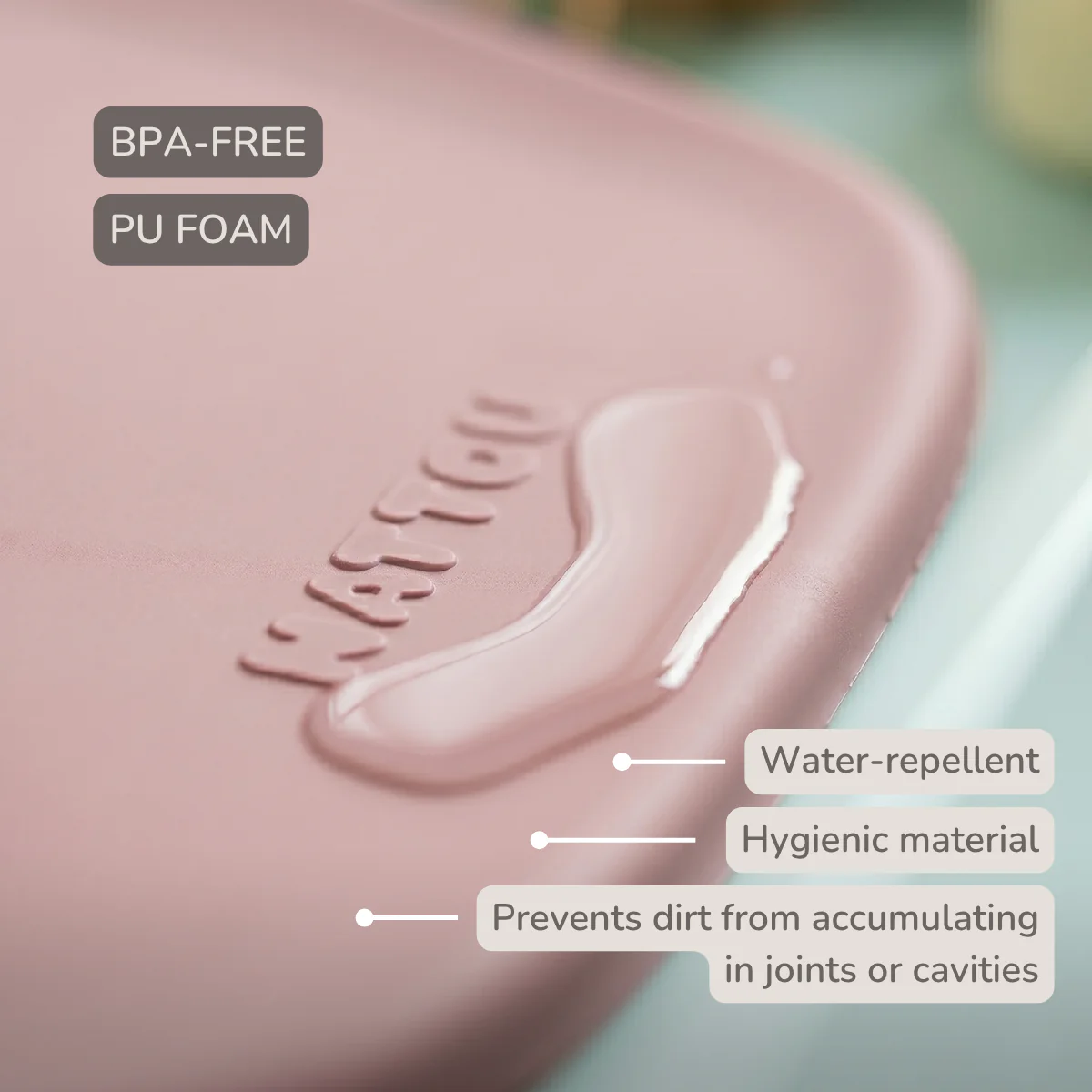 Softy Changing Mat - Changing Pad 50x70 cm - Changing Cushion Old Pink - Image 5
