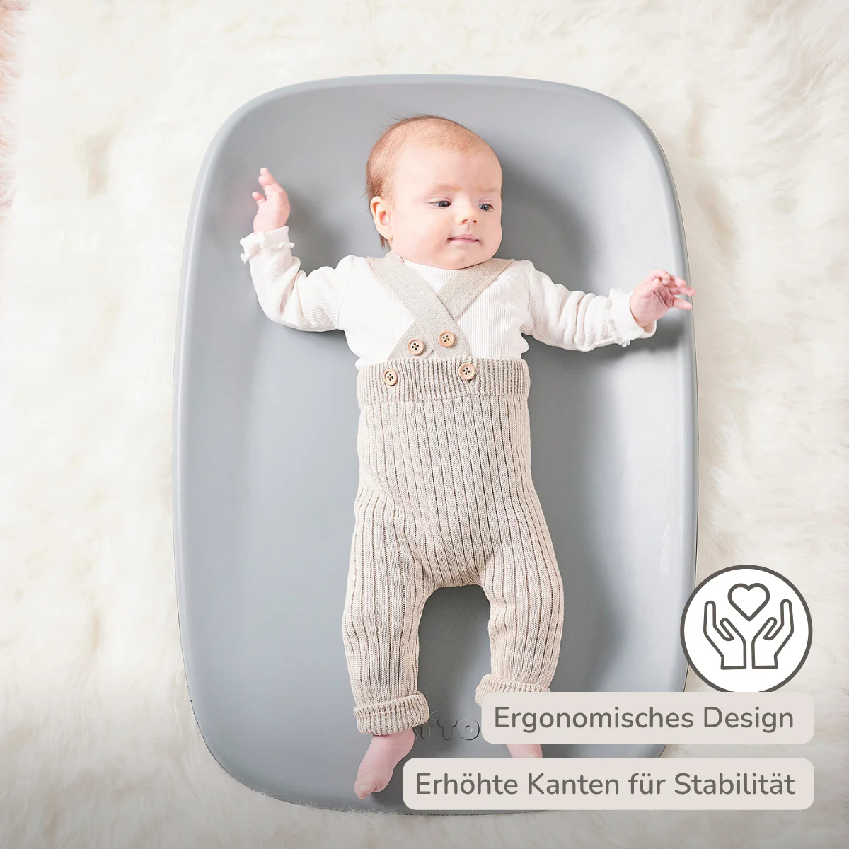 Softy Changing Mat - Changing Pad 50x70 cm - Grey Changing Cushion - Image 21