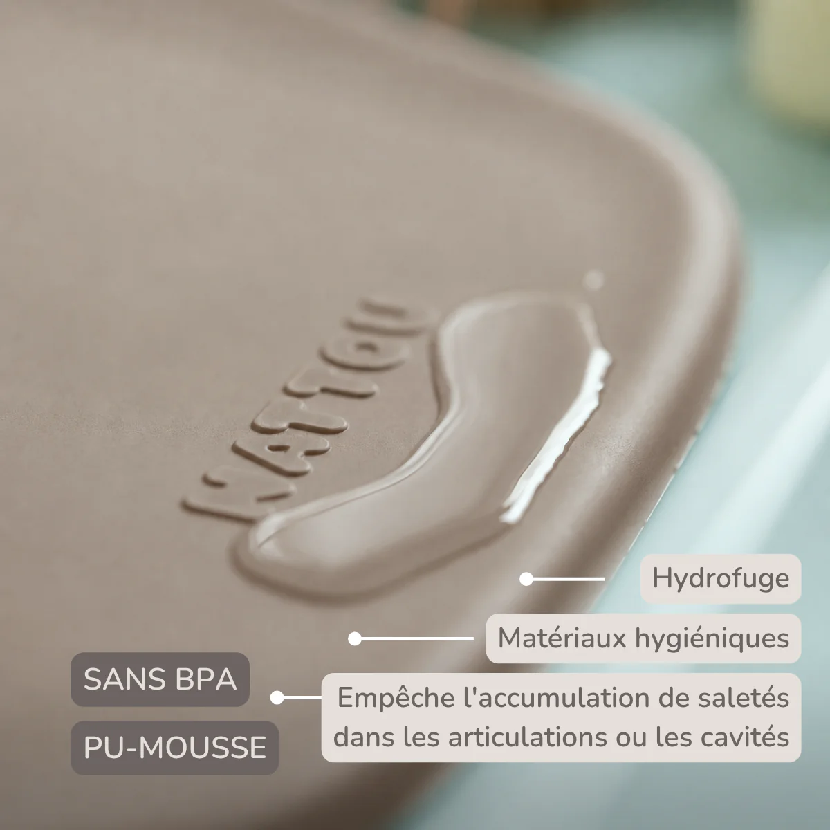 Softy Changing Mat - Changing Pad 50x70 cm - Taupe Changing Cushion - Image 19
