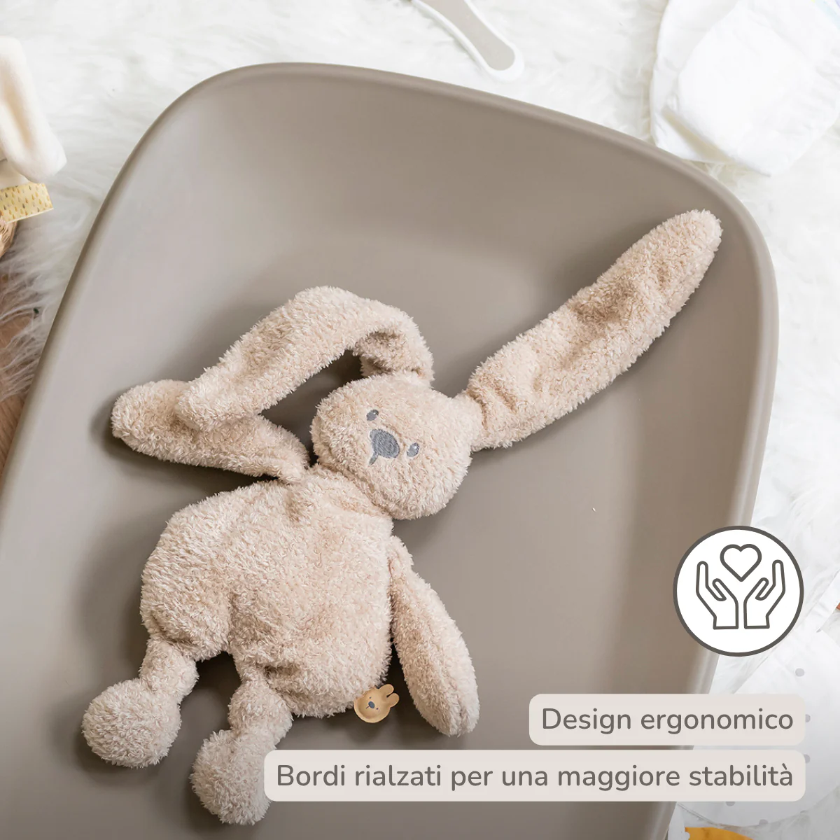Softy Changing Mat - Changing Pad 50x70 cm - Taupe Changing Cushion - Image 28
