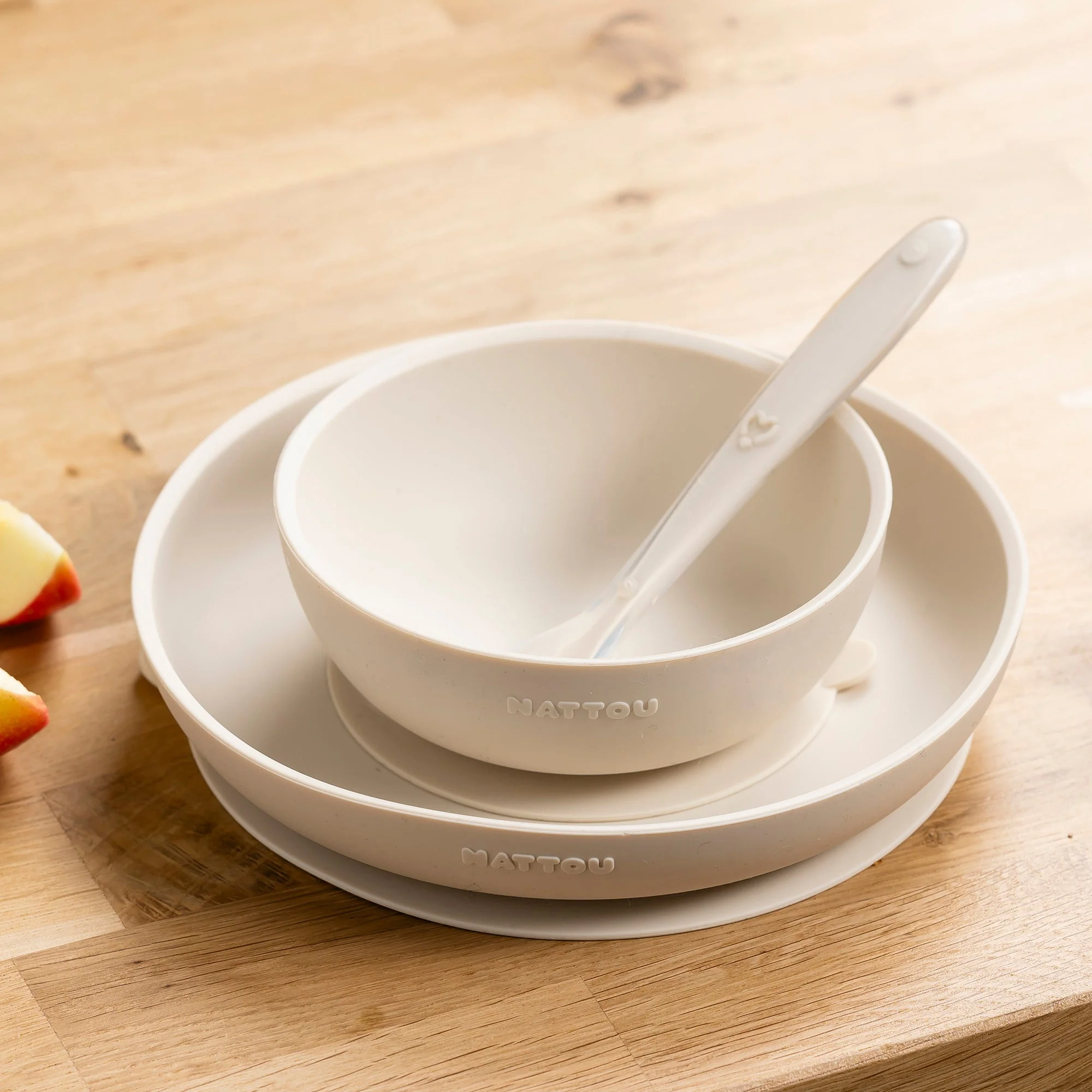 Children Tableware Set Silicone 3 pieces SILICONE - Image 2