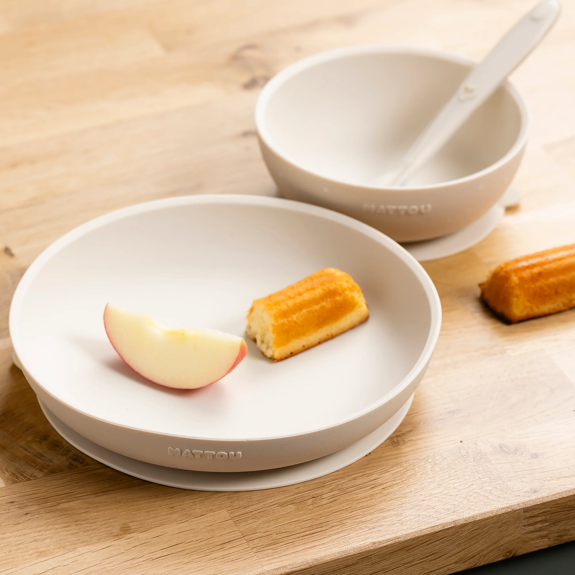 Children Tableware Set Silicone 3 pieces SILICONE - Image 3