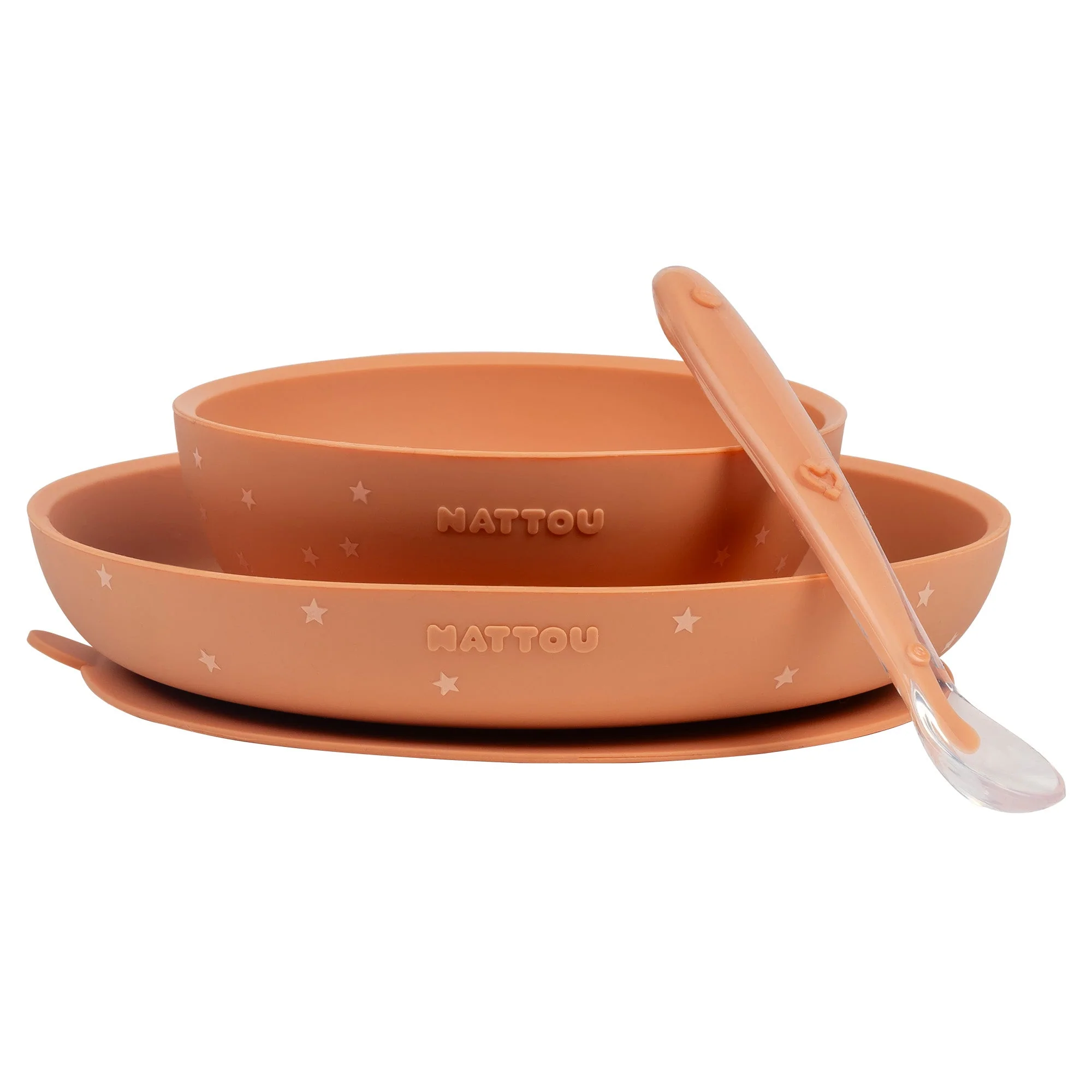 Children Tableware Set Silicone 3 pieces SILICONE - Image 5