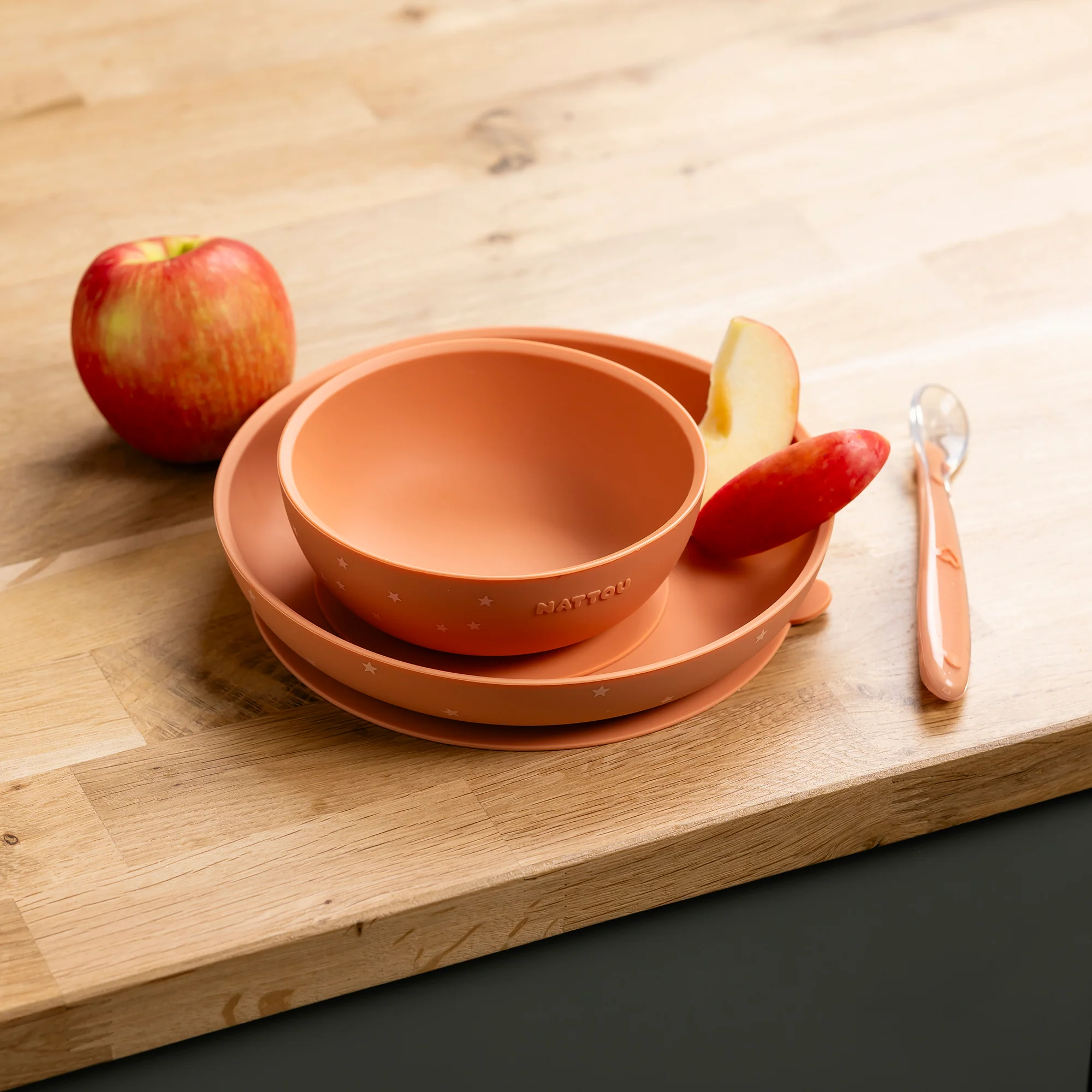 Children Tableware Set Silicone 3 pieces SILICONE - Image 7