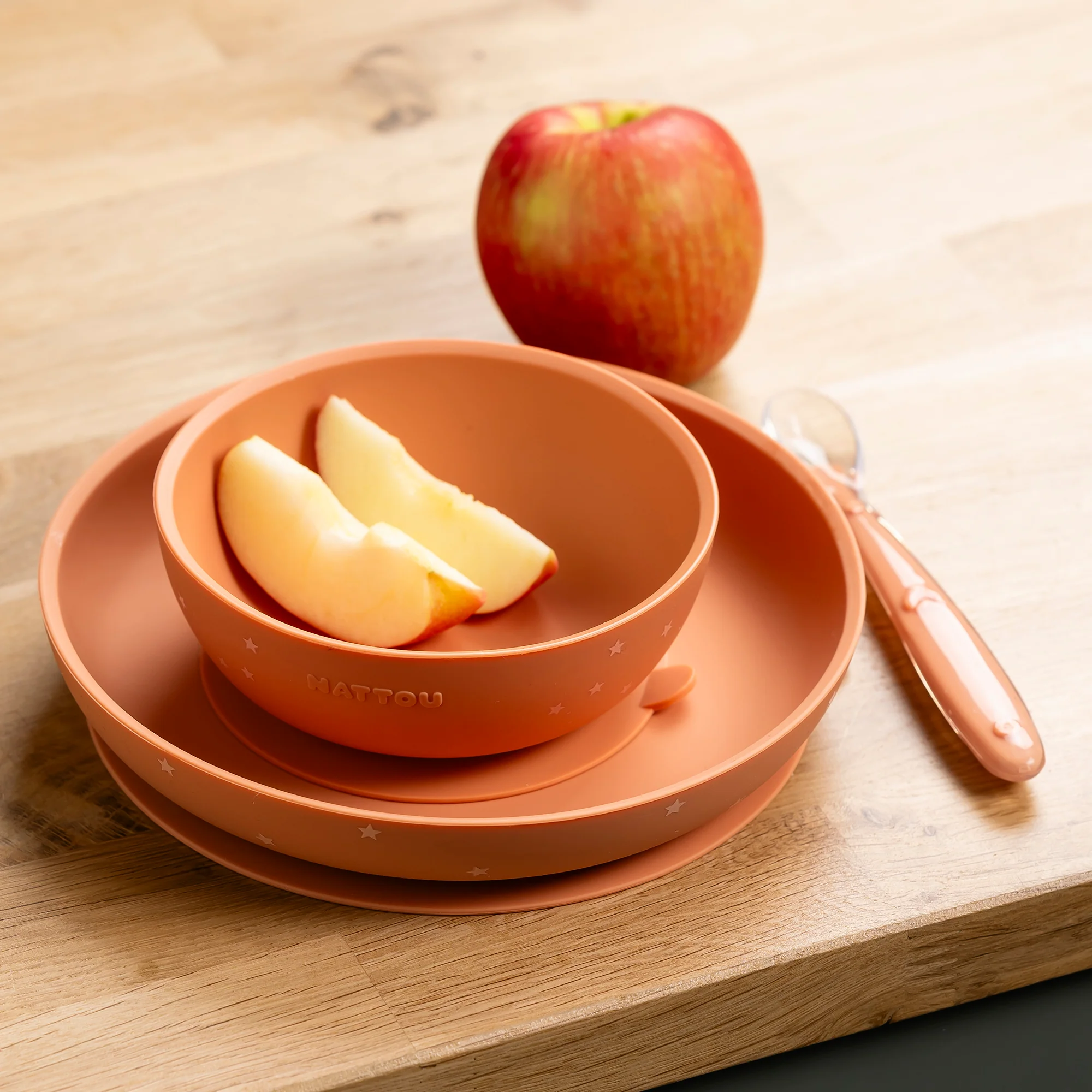 Children Tableware Set Silicone 3 pieces SILICONE - Image 8