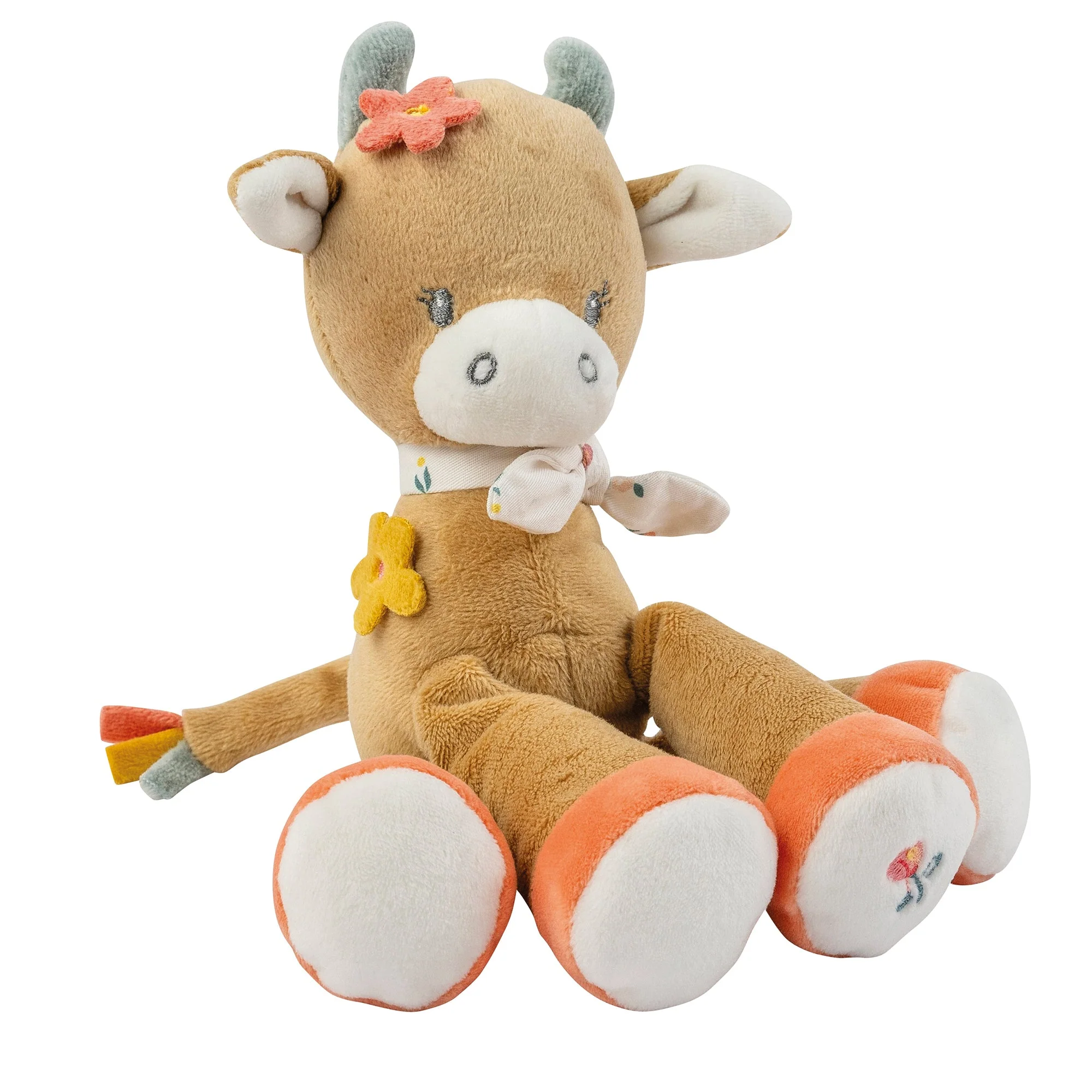 Cuddly with Rattle Cow Mila
