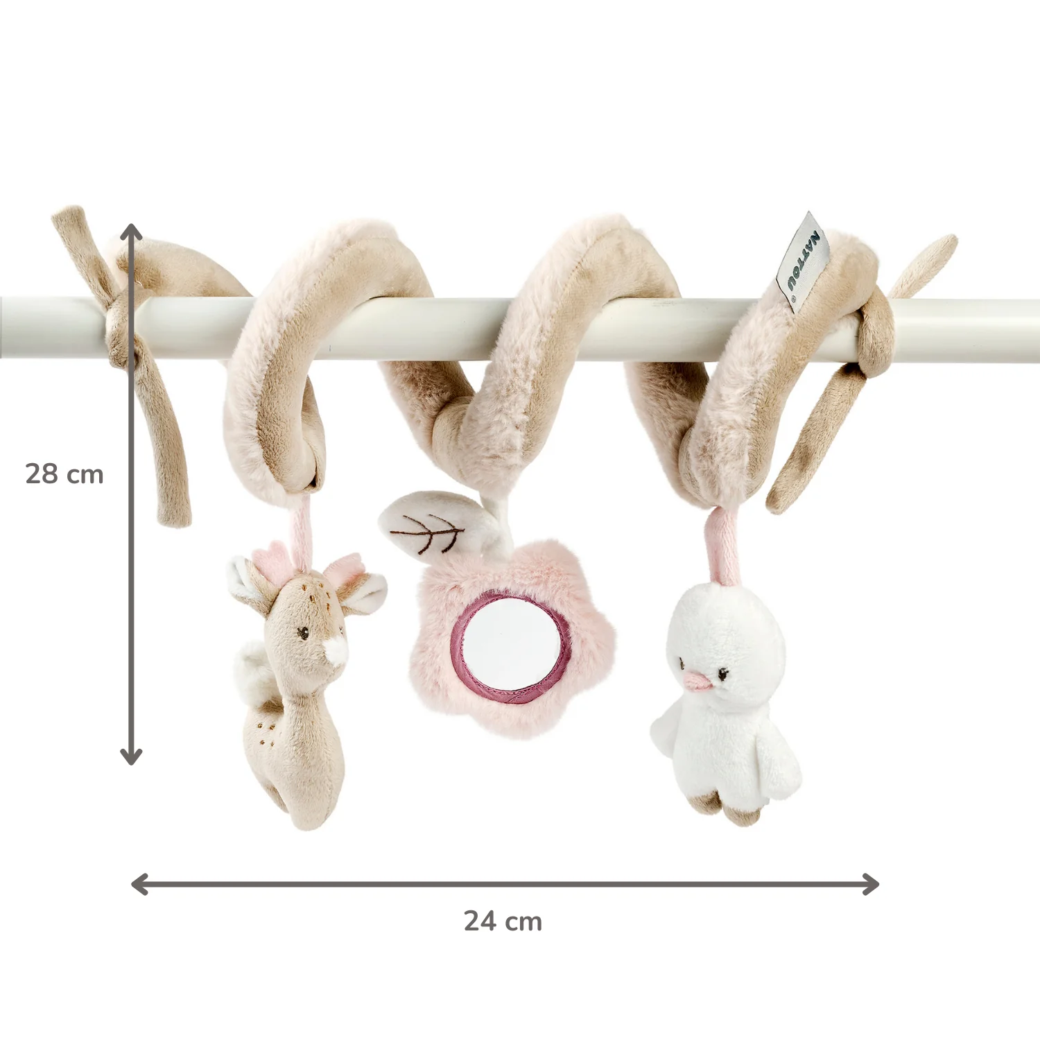 FanFan Baby Activity Spiral – 28 cm – Activity Spiral for Home or On-the-Go - Image 13