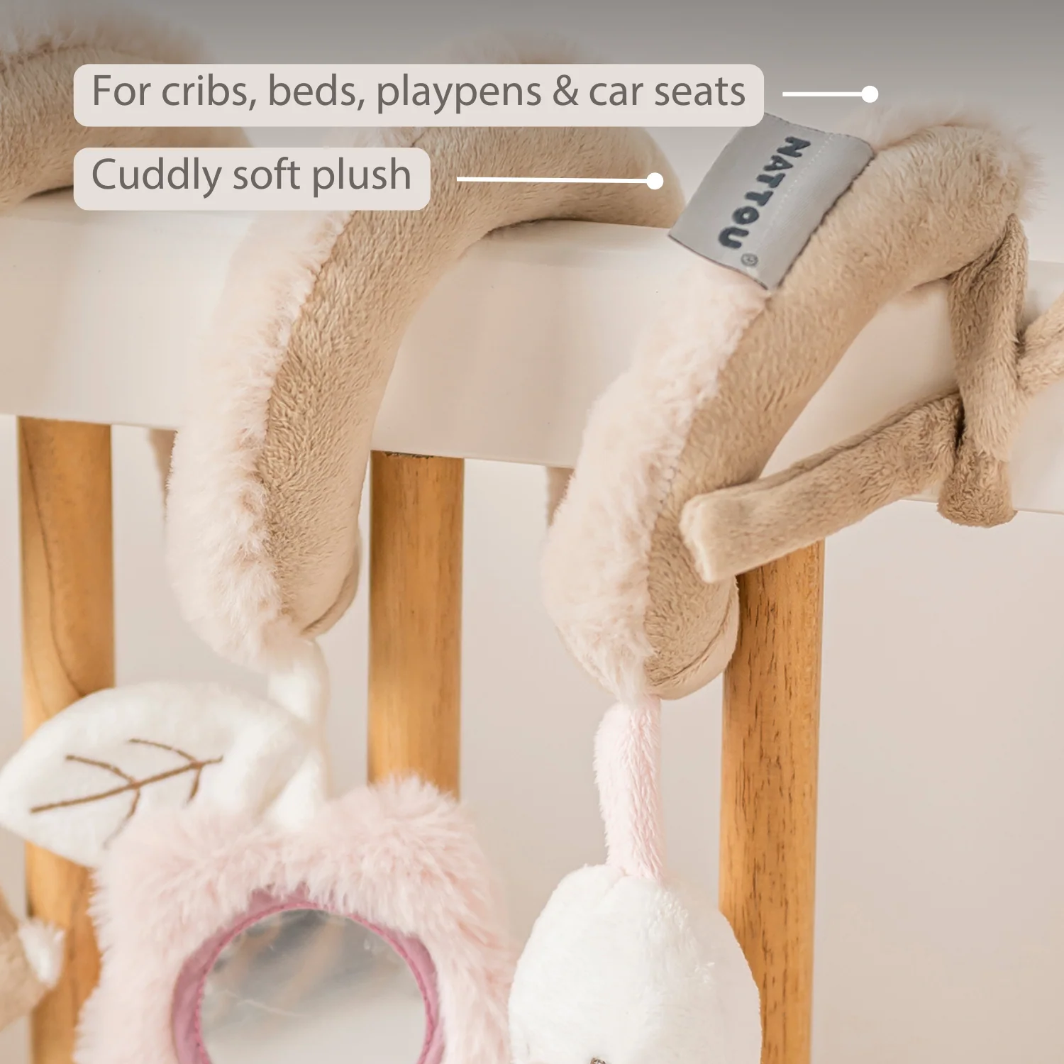 FanFan Baby Activity Spiral – 28 cm – Activity Spiral for Home or On-the-Go - Image 33
