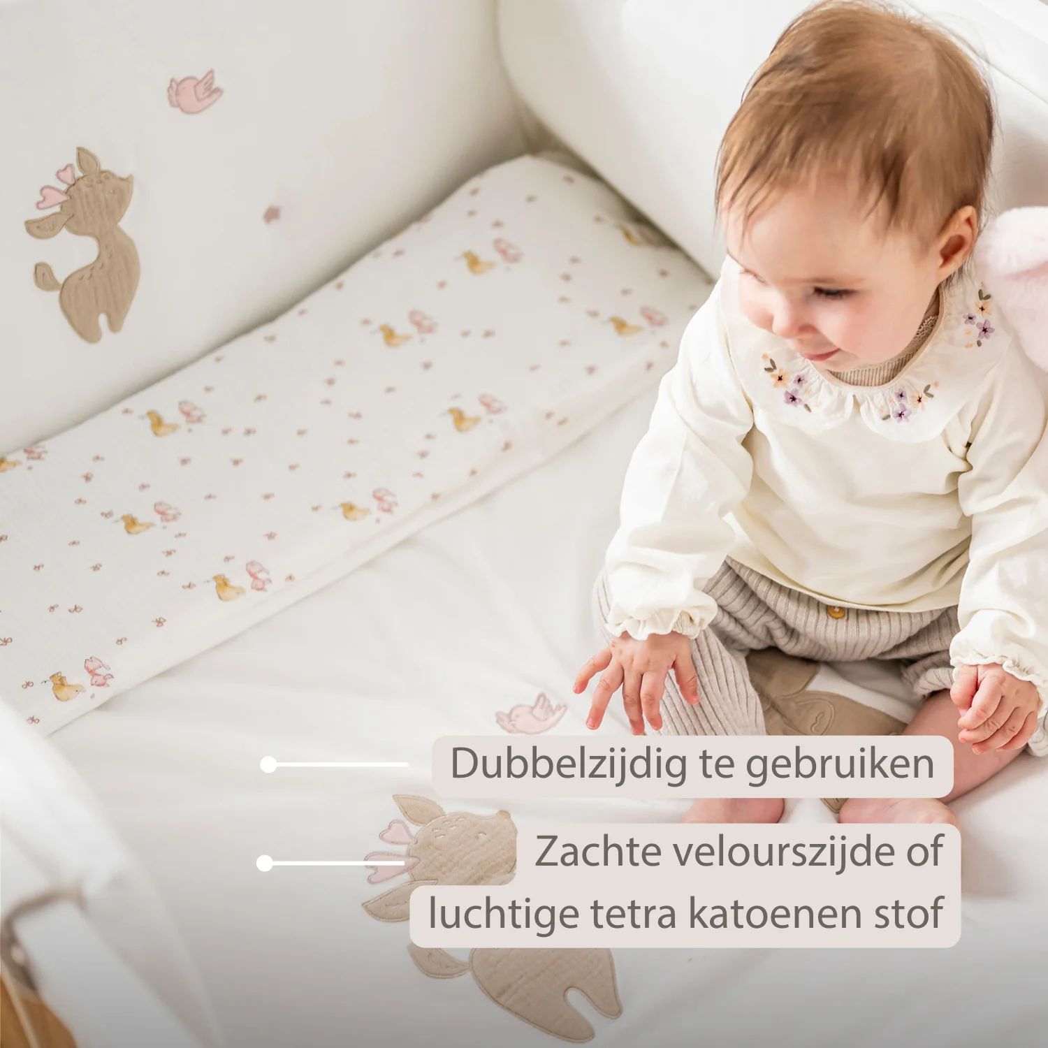 FanFan Baby Blanket 75x100 cm – Soft Plaid for Cradle, Car Seat or Baby Cot – White Velour - Image 24