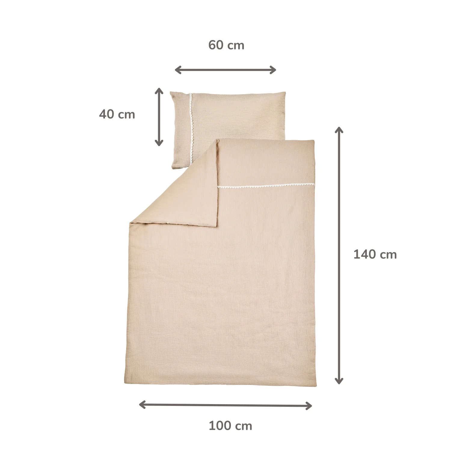 FanFan Baby Duvet Cover 140x100 cm – Pillowcase 60x40 cm – Tetra Cotton - Image 12