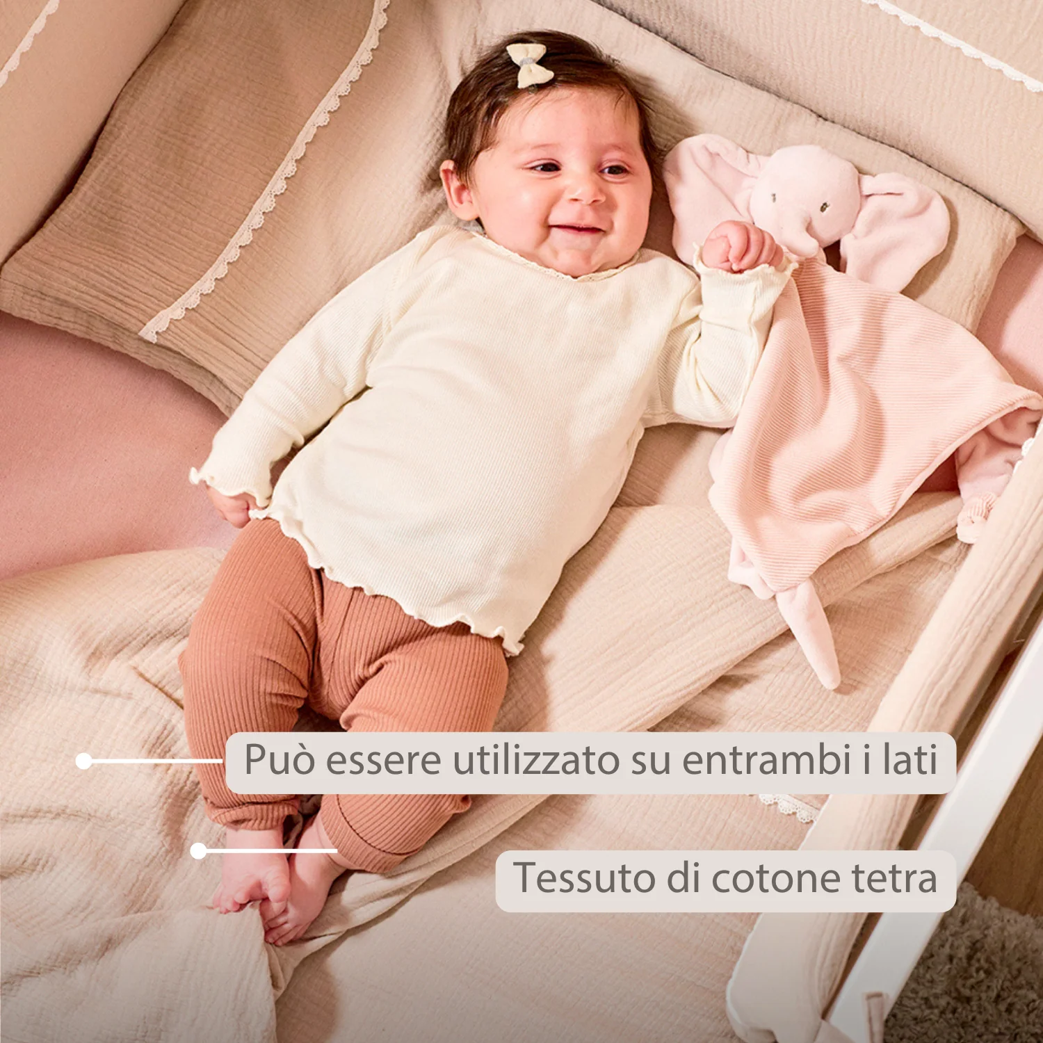 FanFan Baby Duvet Cover 140x100 cm – Pillowcase 60x40 cm – Tetra Cotton - Image 9
