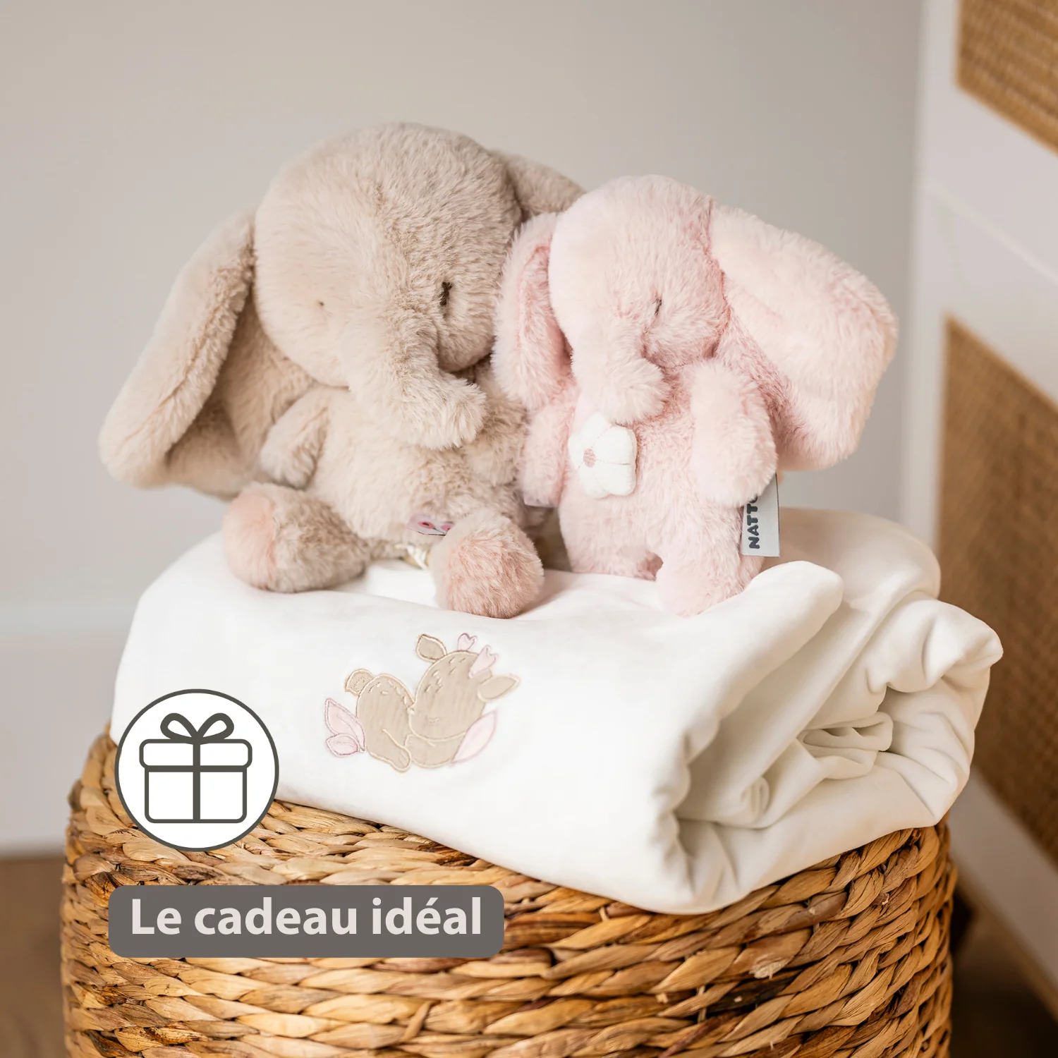 FanFan Baby Duvet Cover Velour 140x100 cm – Pillowcase 60x40 cm – Reversible - Image 18