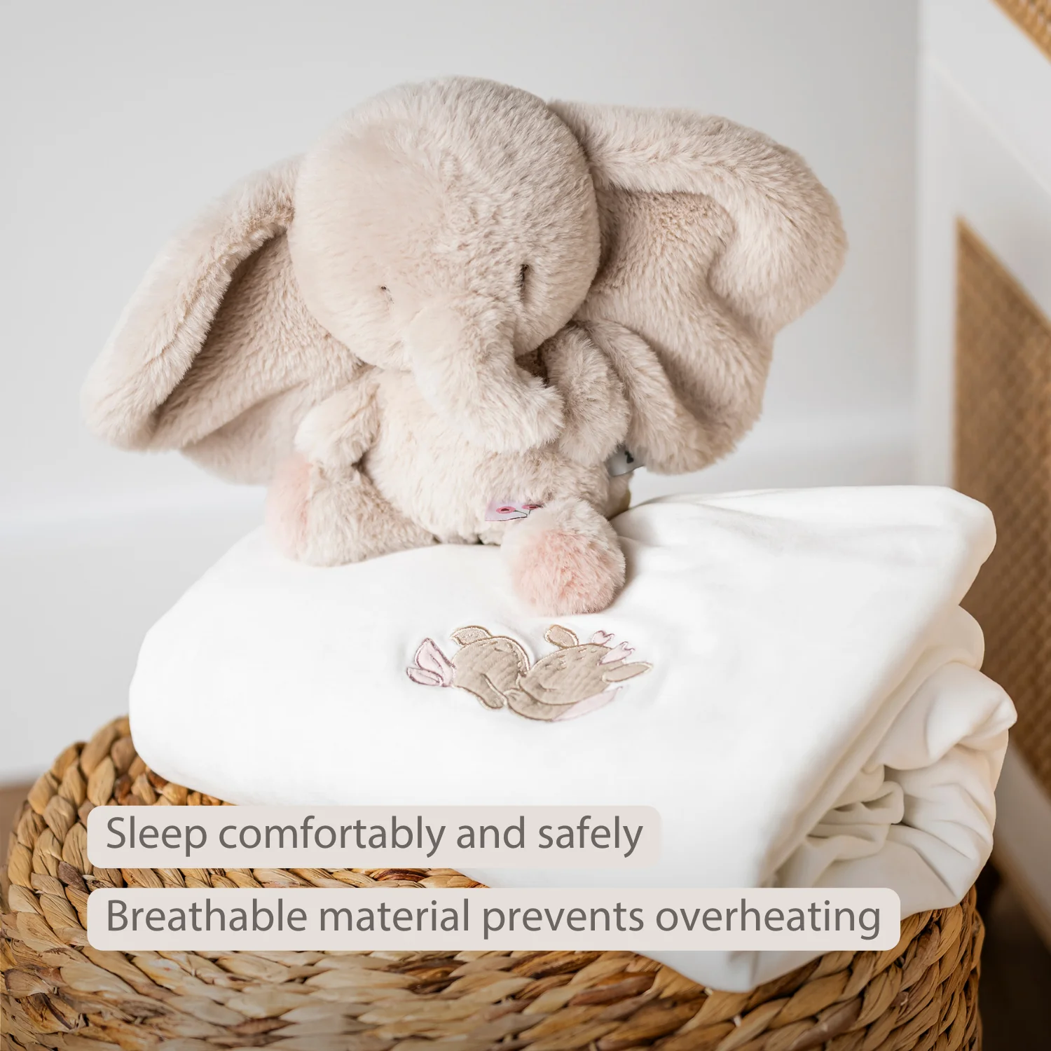 FanFan Baby Duvet Cover Velour 140x100 cm – Pillowcase 60x40 cm – Reversible - Image 28