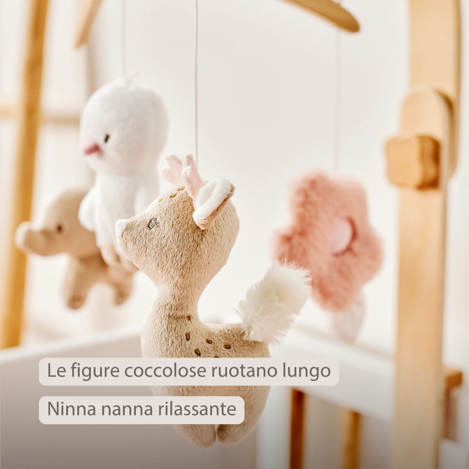 FanFan Baby Music Mobile – Wooden Crib Mobile - Image 10