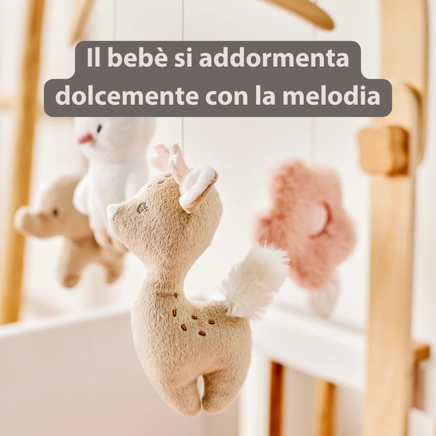 FanFan Baby Music Mobile – Wooden Crib Mobile - Image 14