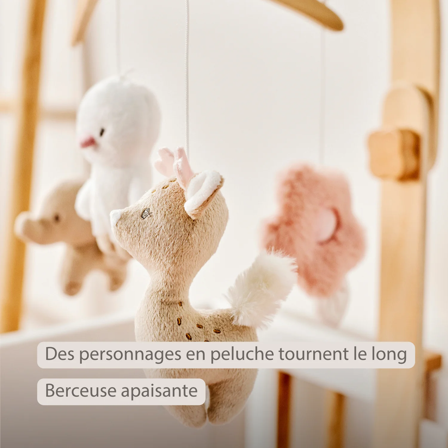 FanFan Baby Music Mobile – Wooden Crib Mobile - Image 17
