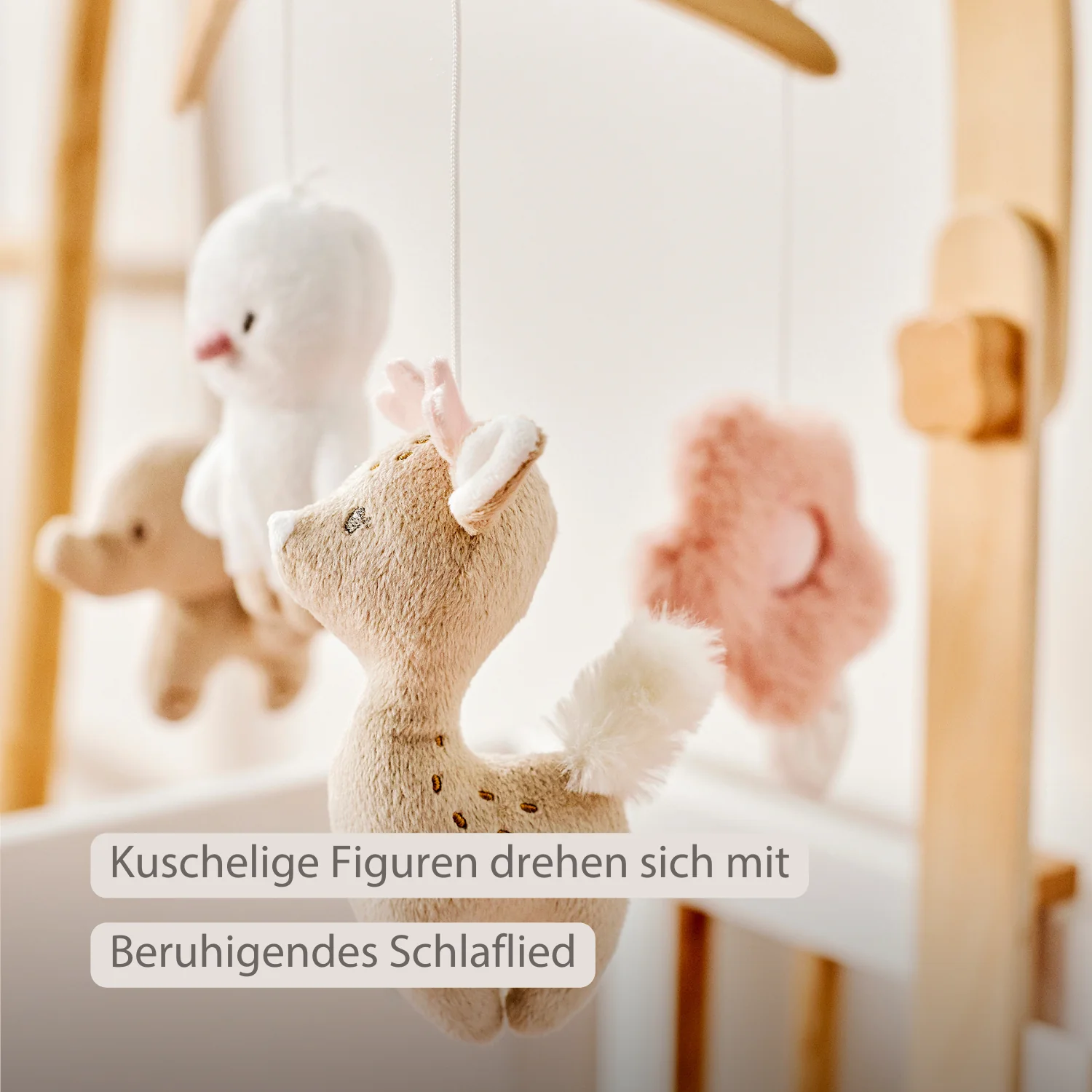 FanFan Baby Music Mobile – Wooden Crib Mobile - Image 3