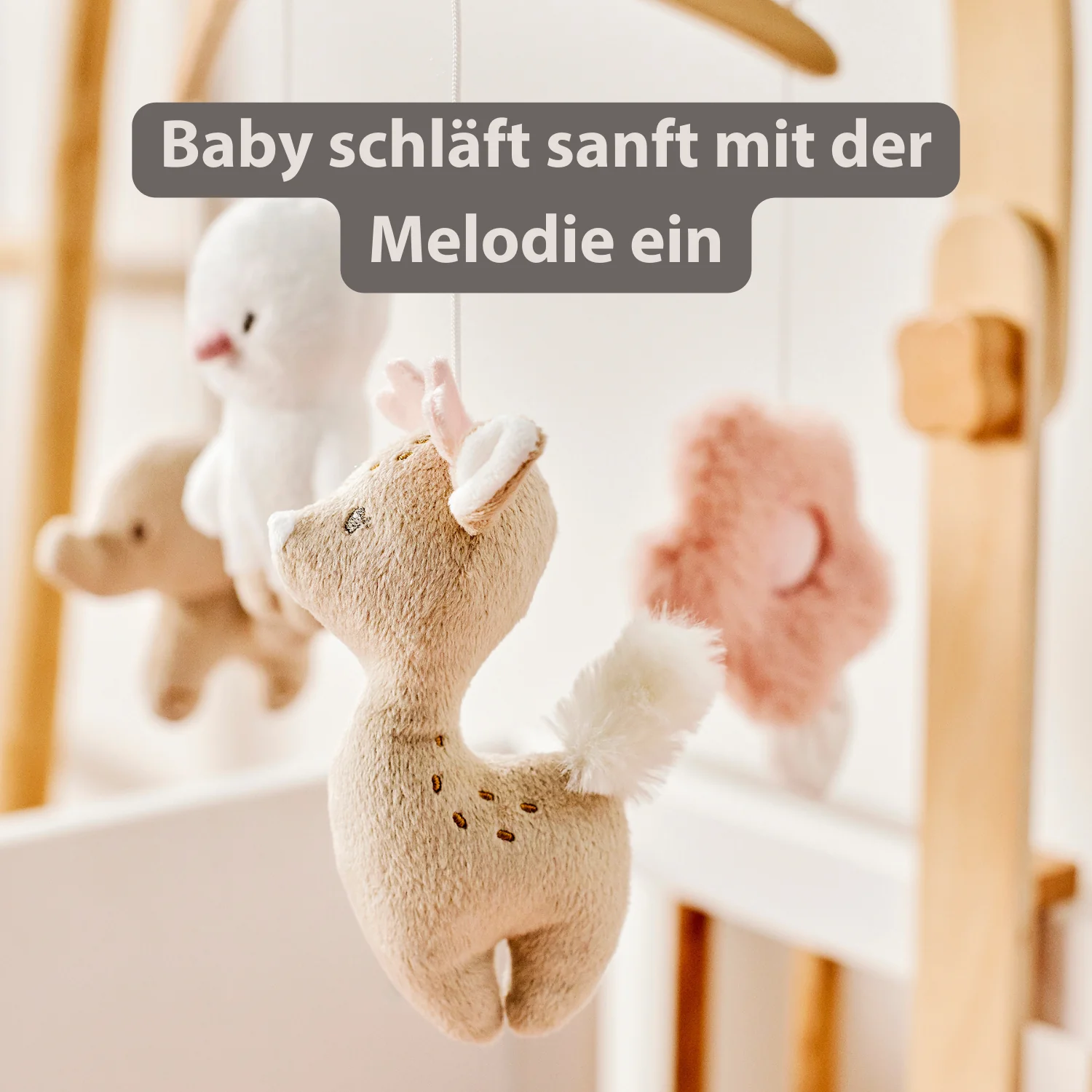 FanFan Baby Music Mobile – Wooden Crib Mobile - Image 7