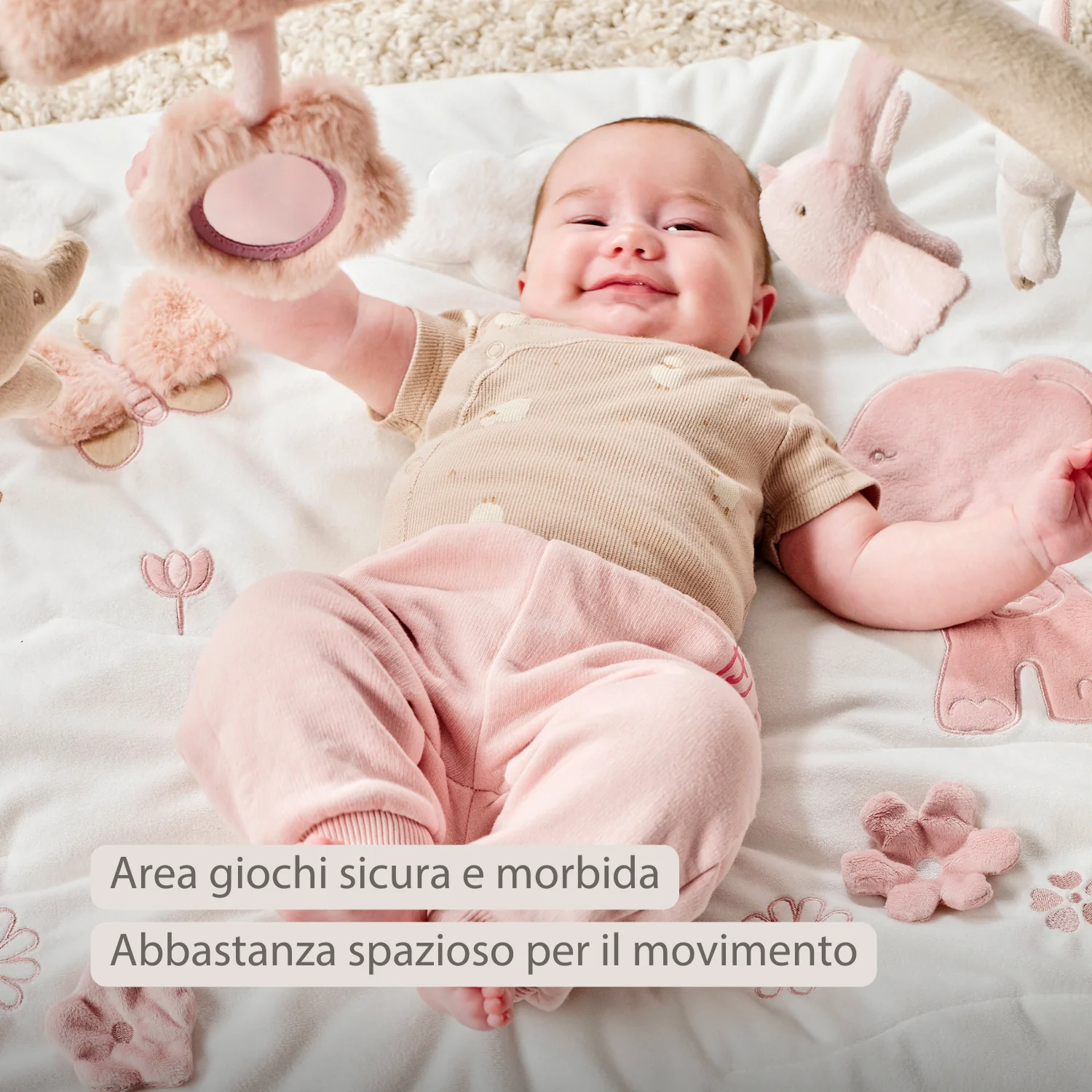 FanFan Baby Play Mat with Arches Square - 70 x 80 cm - Activity Play Rug Baby - Image 12