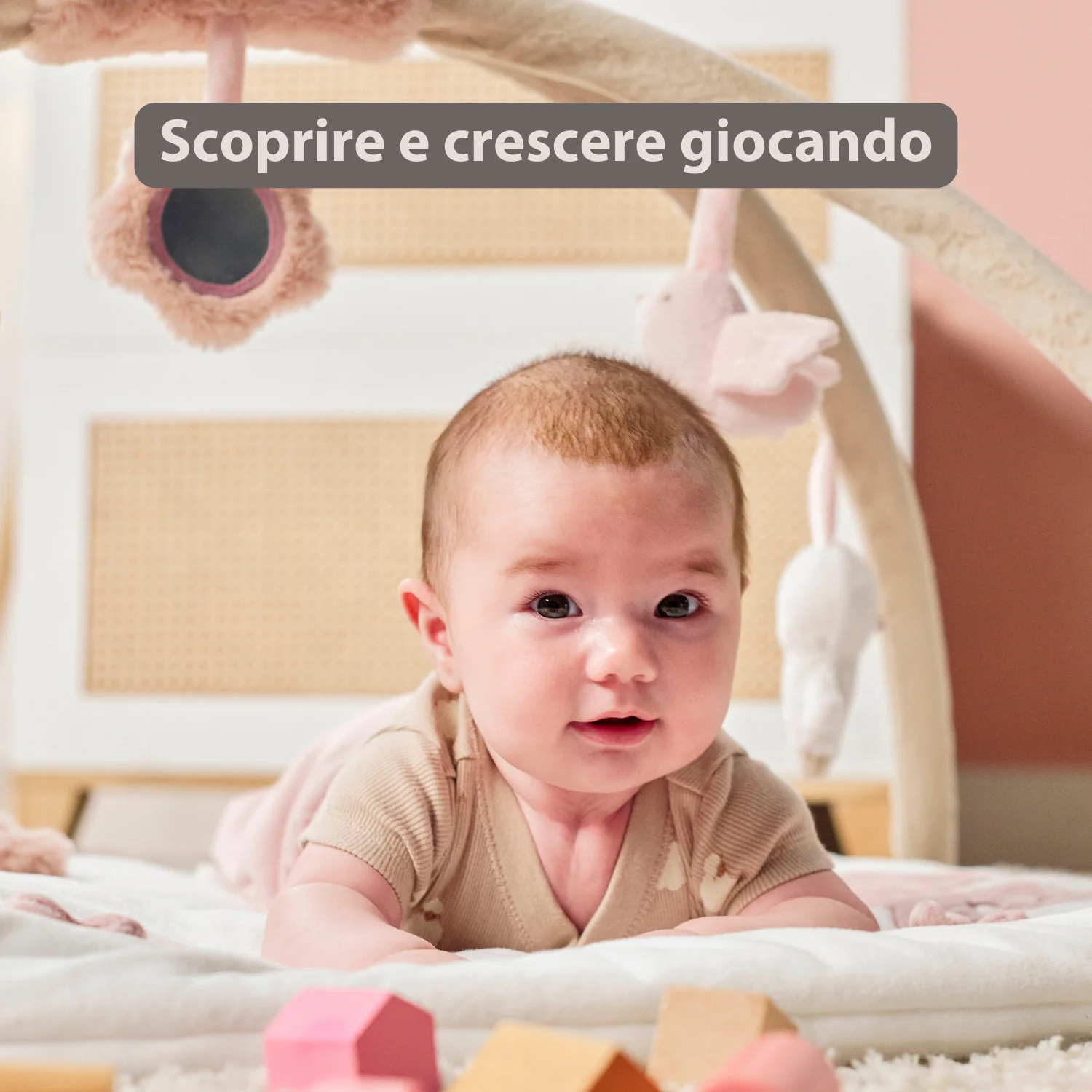 FanFan Baby Play Mat with Arches Square - 70 x 80 cm - Activity Play Rug Baby - Image 14