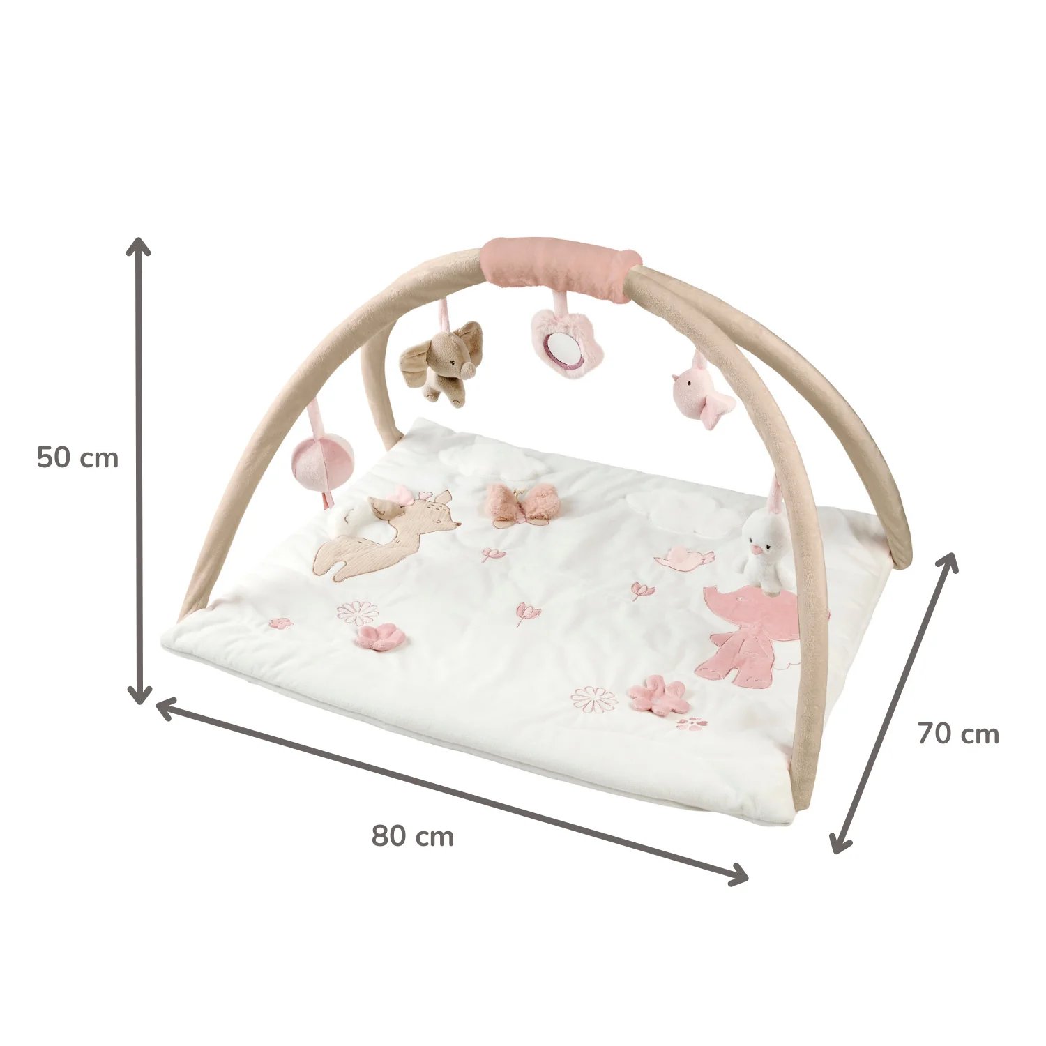 FanFan Baby Play Mat with Arches Square - 70 x 80 cm - Activity Play Rug Baby - Image 20