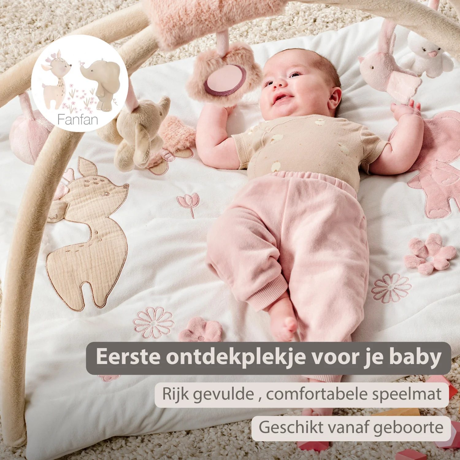 FanFan Baby Play Mat with Arches Square - 70 x 80 cm - Activity Play Rug Baby - Image 23