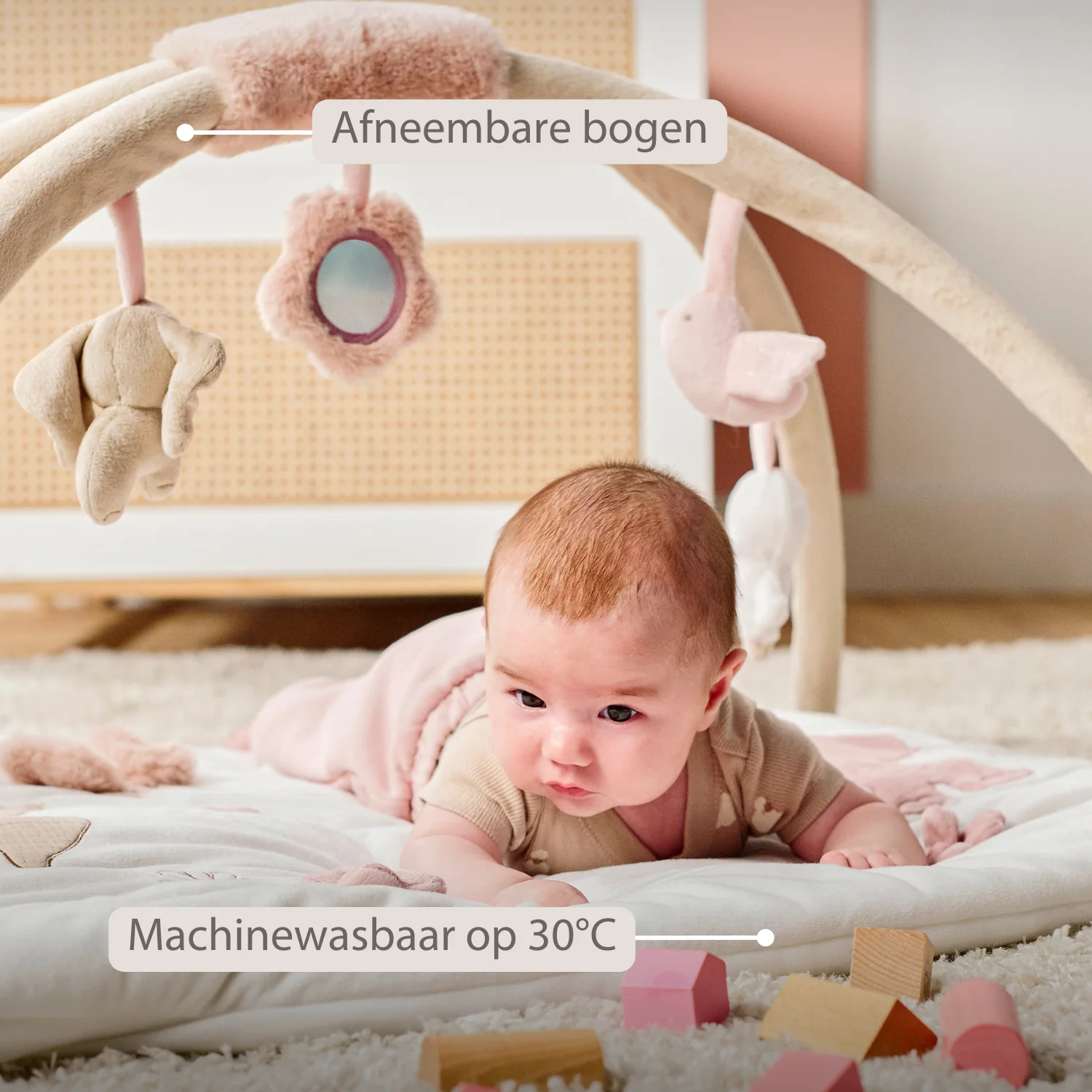 FanFan Baby Play Mat with Arches Square - 70 x 80 cm - Activity Play Rug Baby - Image 25