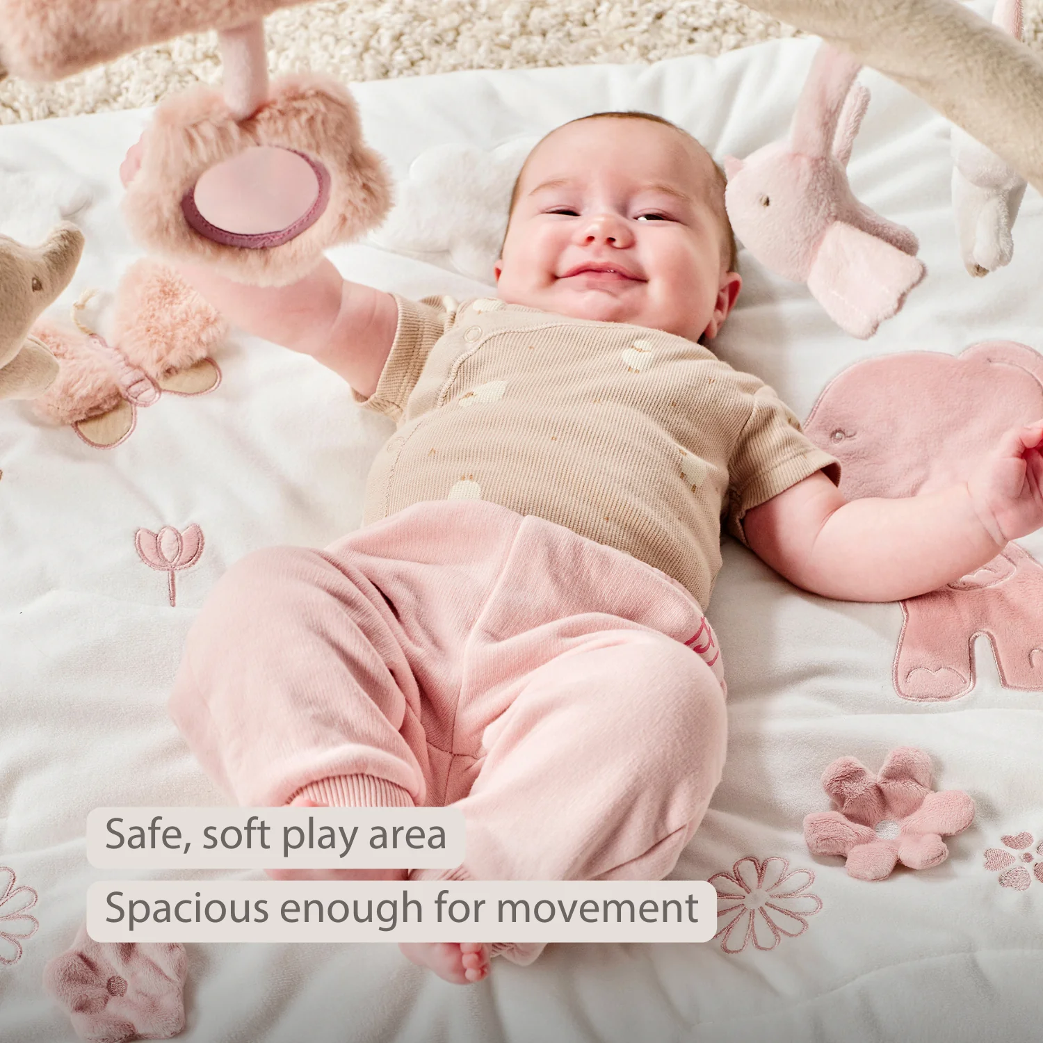 FanFan Baby Play Mat with Arches Square - 70 x 80 cm - Activity Play Rug Baby - Image 33