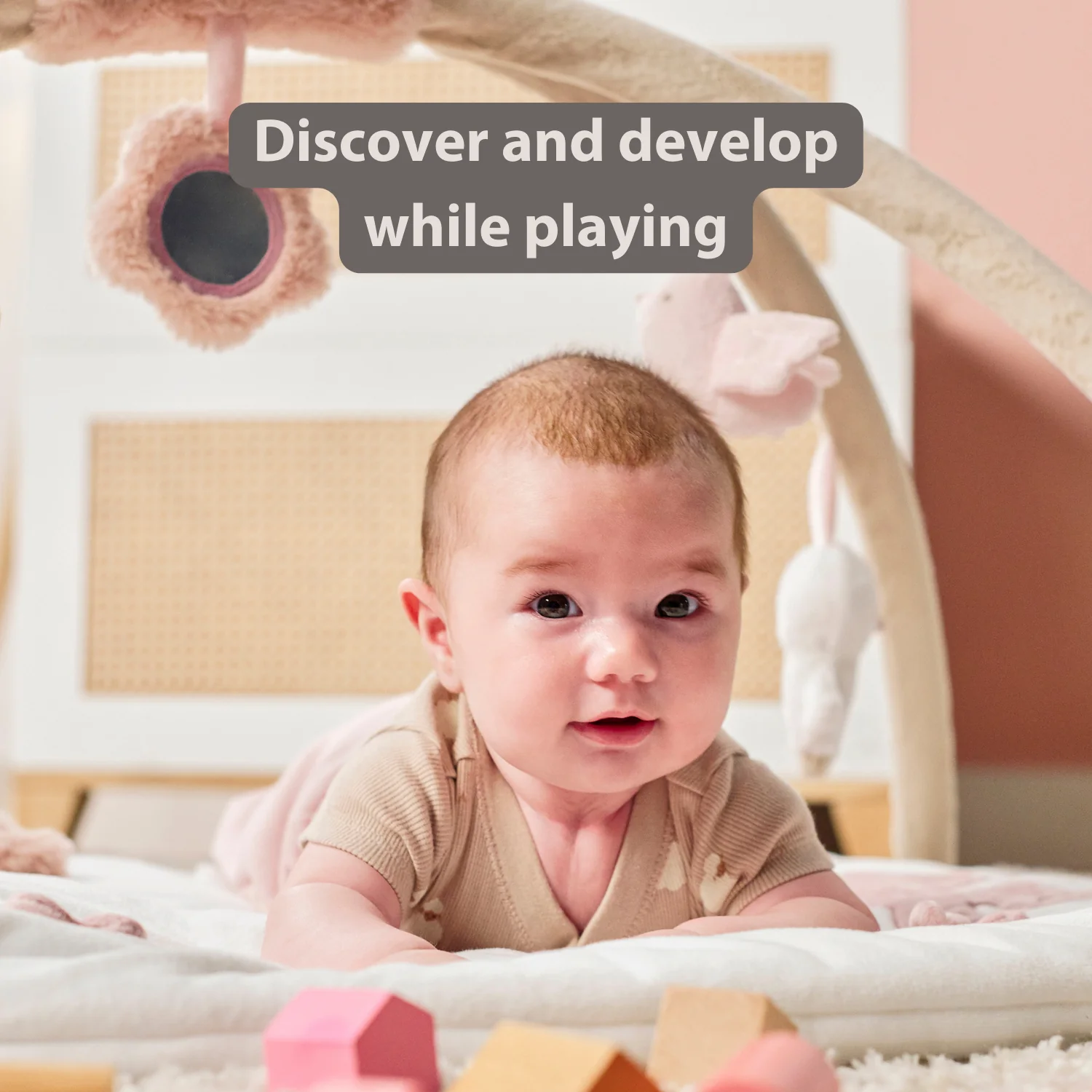 FanFan Baby Play Mat with Arches Square - 70 x 80 cm - Activity Play Rug Baby - Image 35