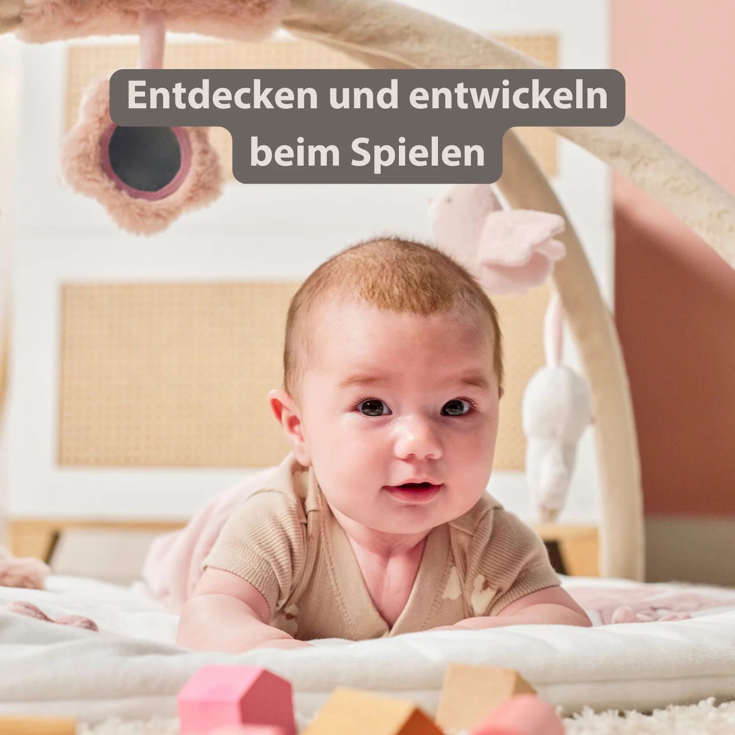 FanFan Baby Play Mat with Arches Square - 70 x 80 cm - Activity Play Rug Baby - Image 7