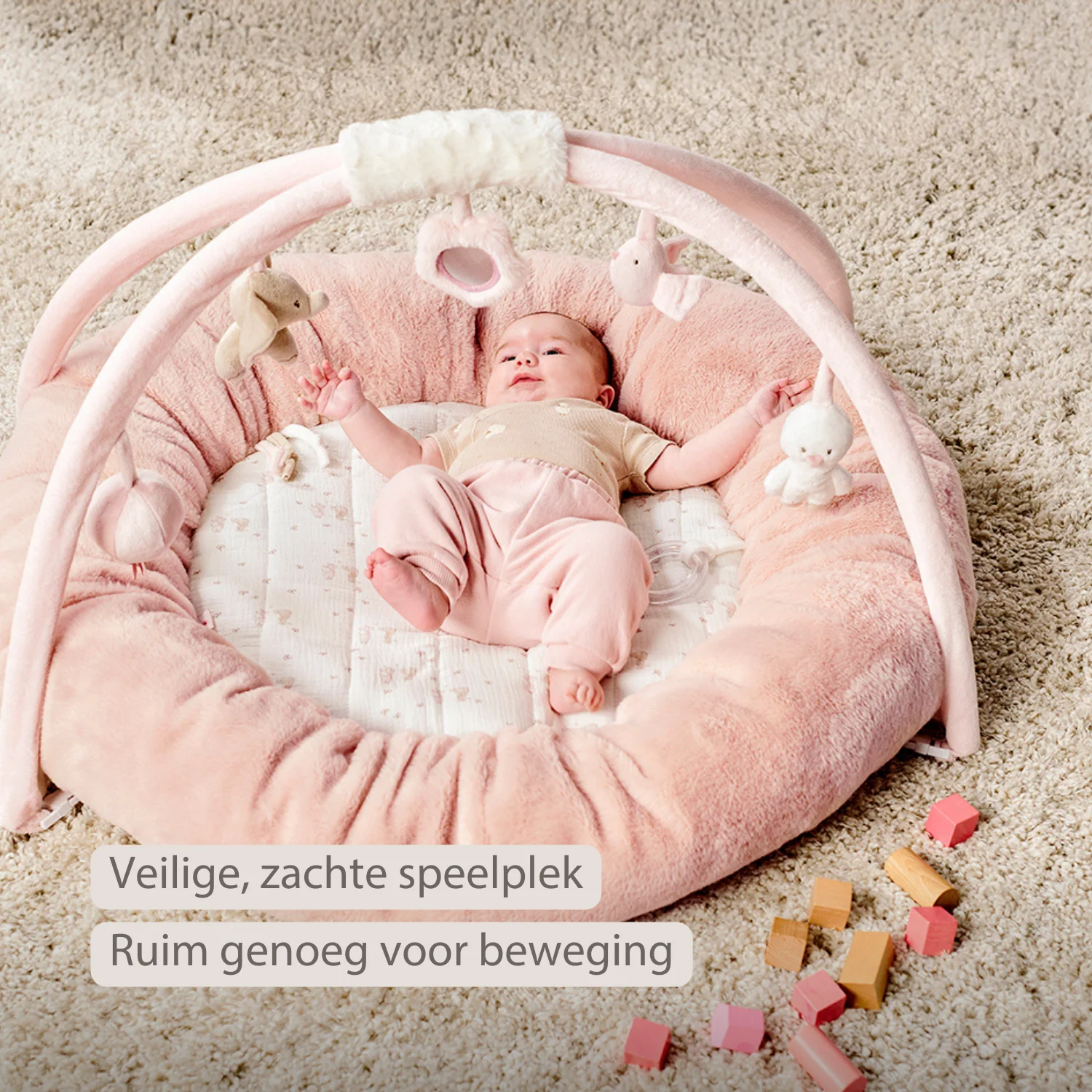FanFan Baby Playmat with Arches – 90 cm – Activity Play Rug Baby – Padded Edges - Image 26
