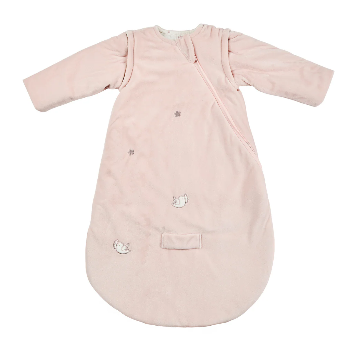 FanFan Baby Sleeping Bag 70 cm – Pink Velour Sleeping Bag with Detachable Sleeves – TOG 2.5 - Image 17