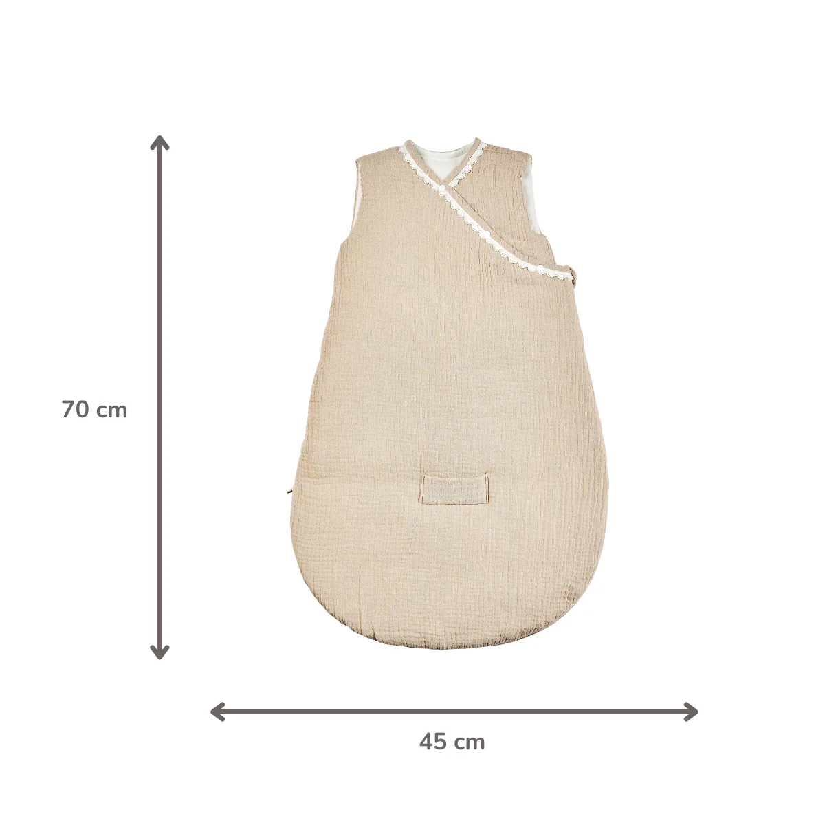 FanFan Baby Sleeping Bag 70 cm – Sleeping Bag of Tetra Cotton – TOG 2 - Image 6