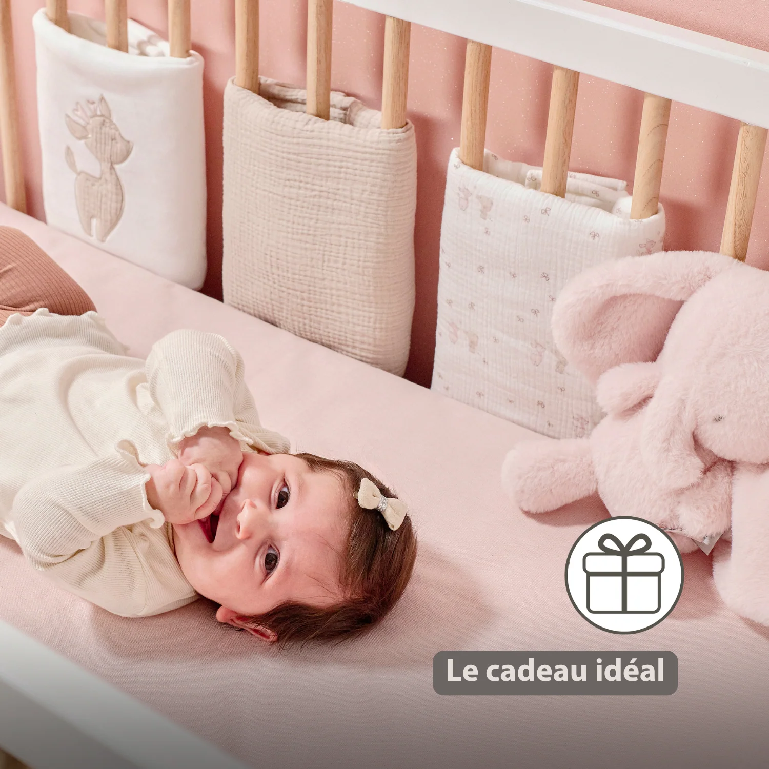 FanFan Bed Bumper Set – Baby Head Protector – 20 x 20 cm – 6 Pieces - Image 21