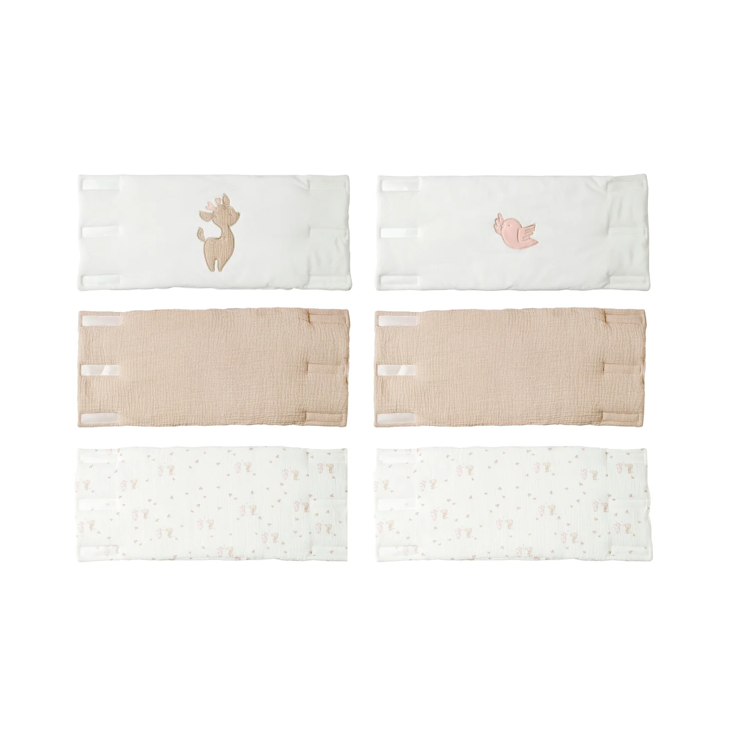 FanFan Bed Bumper Set – Baby Head Protector – 20 x 20 cm – 6 Pieces - Image 22