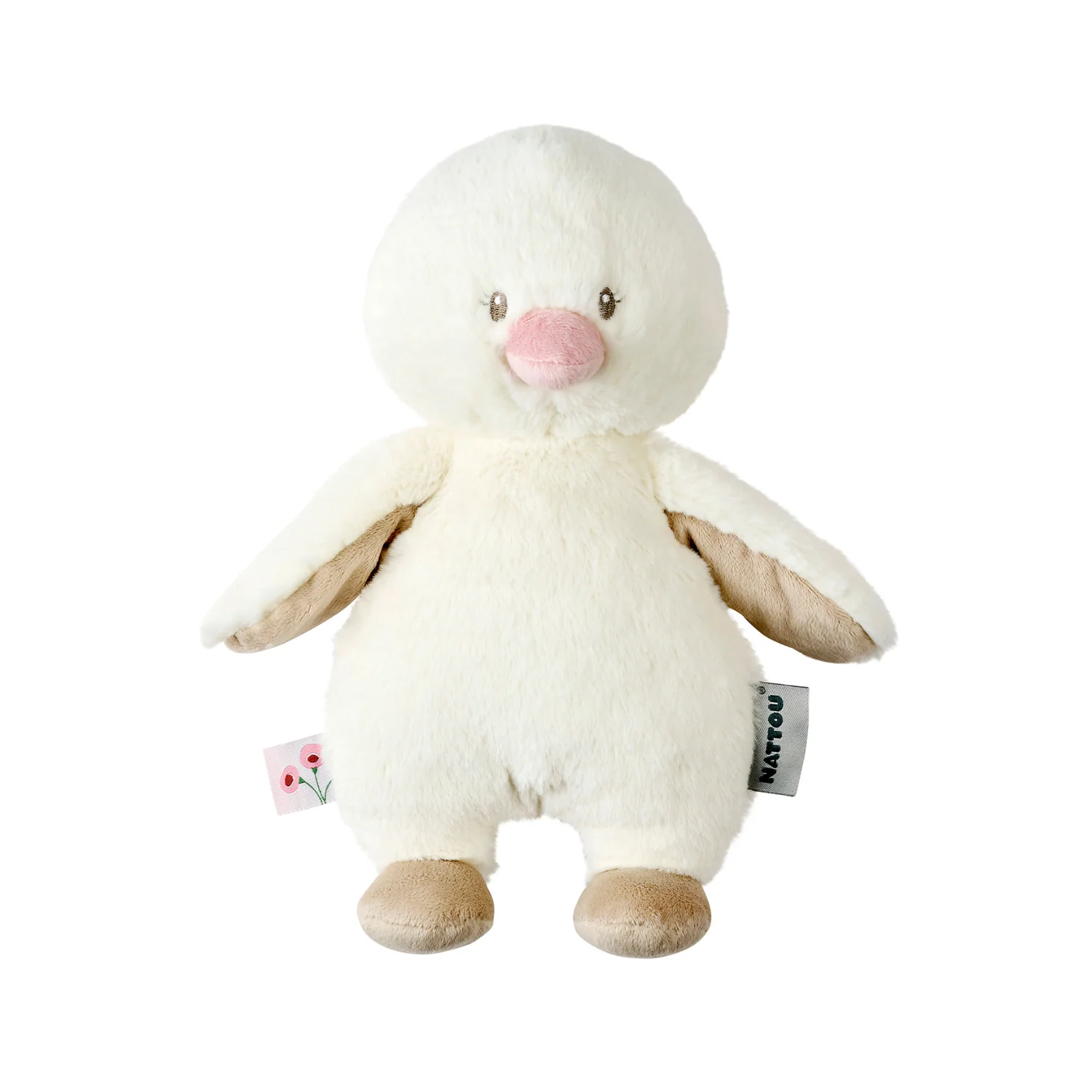 FanFan Cuddle Duck – 30 cm – Soft Baby Plush – Off-White - Image 8