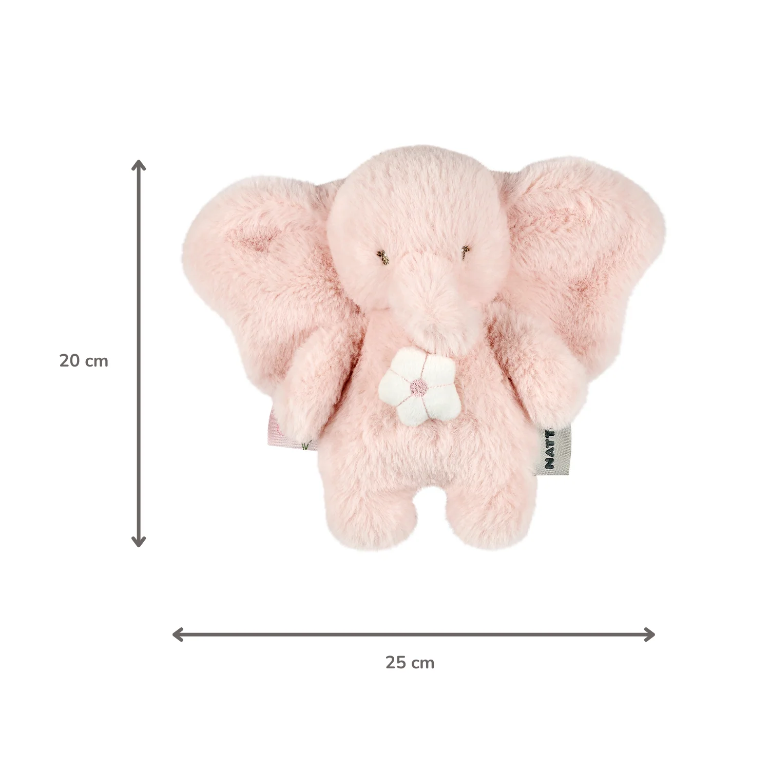 FanFan Musical Cuddle Toy Elephant – 20 cm – Soft Plush with Music – Pink - Image 27
