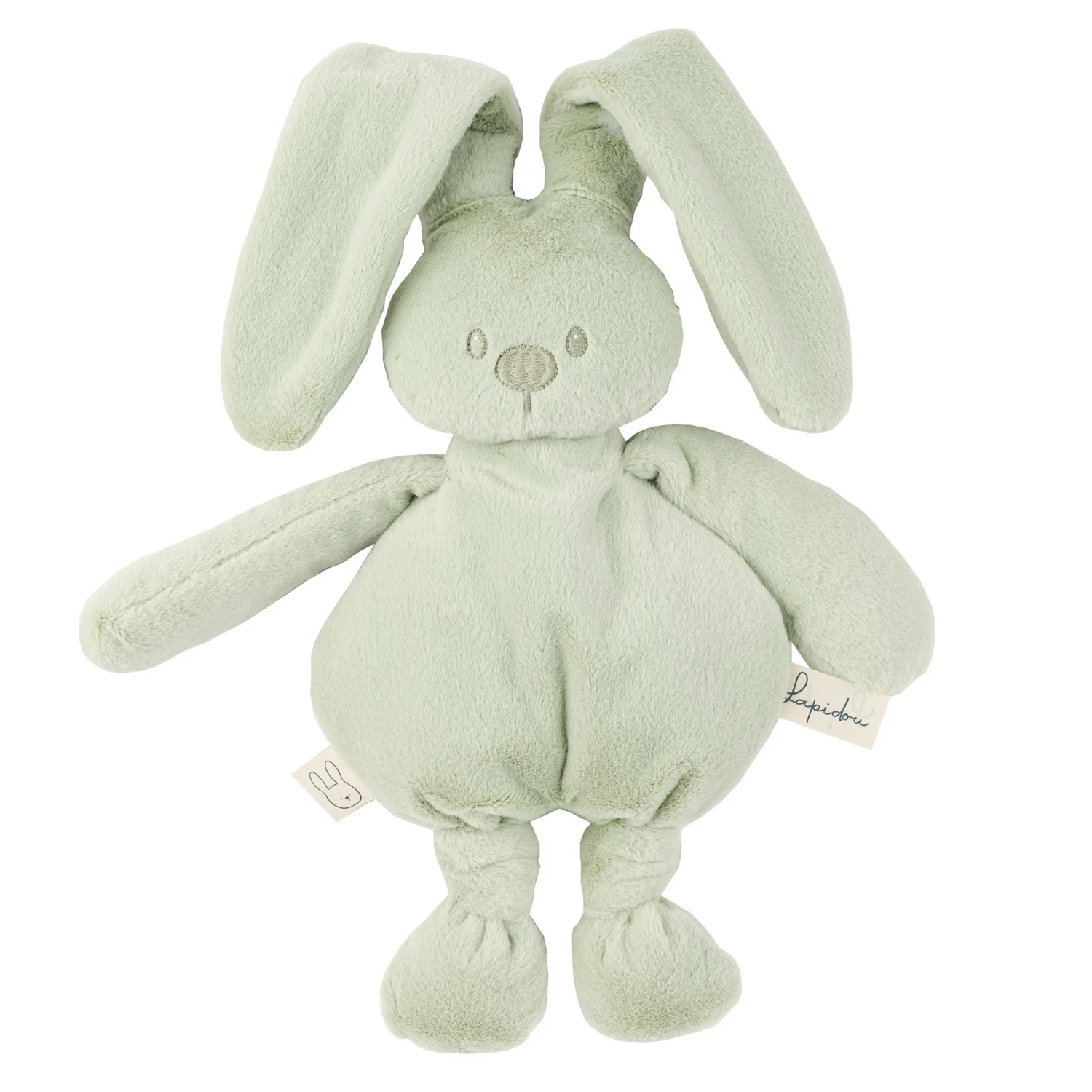 Lapidou Cuddly Rabbit - 30 cm - Soft Baby Plush - Linden Green - Image 15